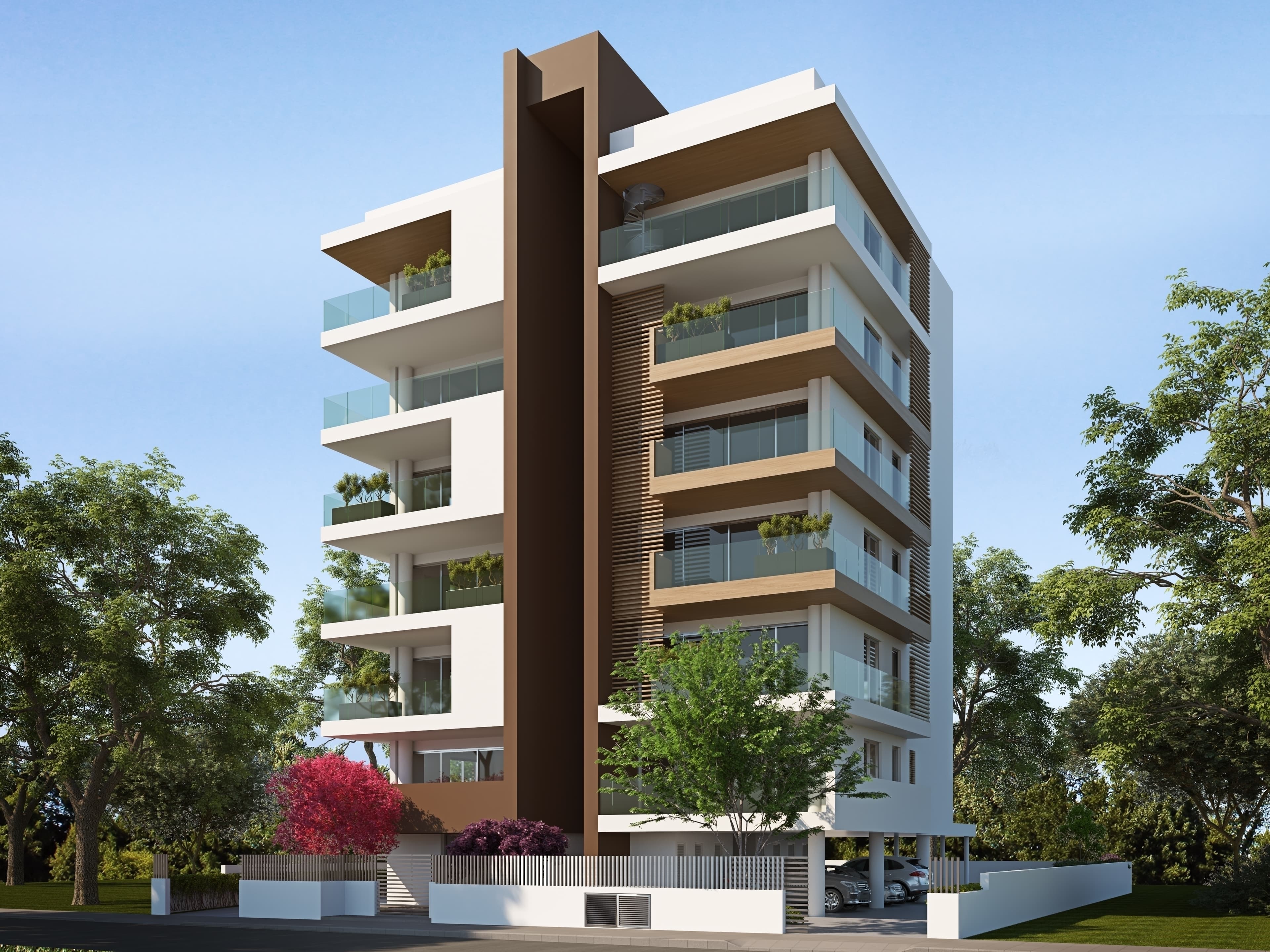 2-bedrooms apartments in Nicosia, Cyprus.