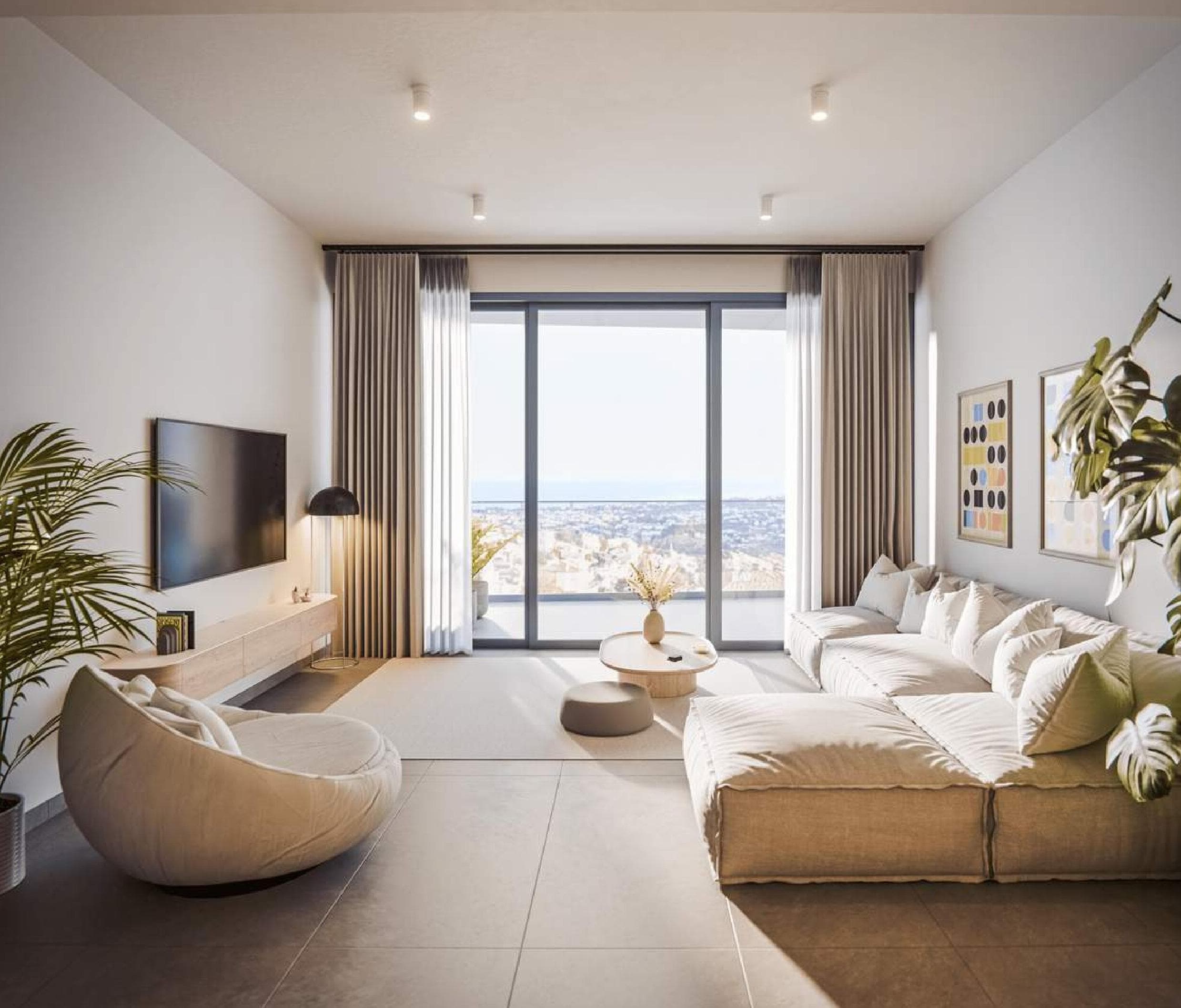3-bedrooms apartments in Limassol, Cyprus.