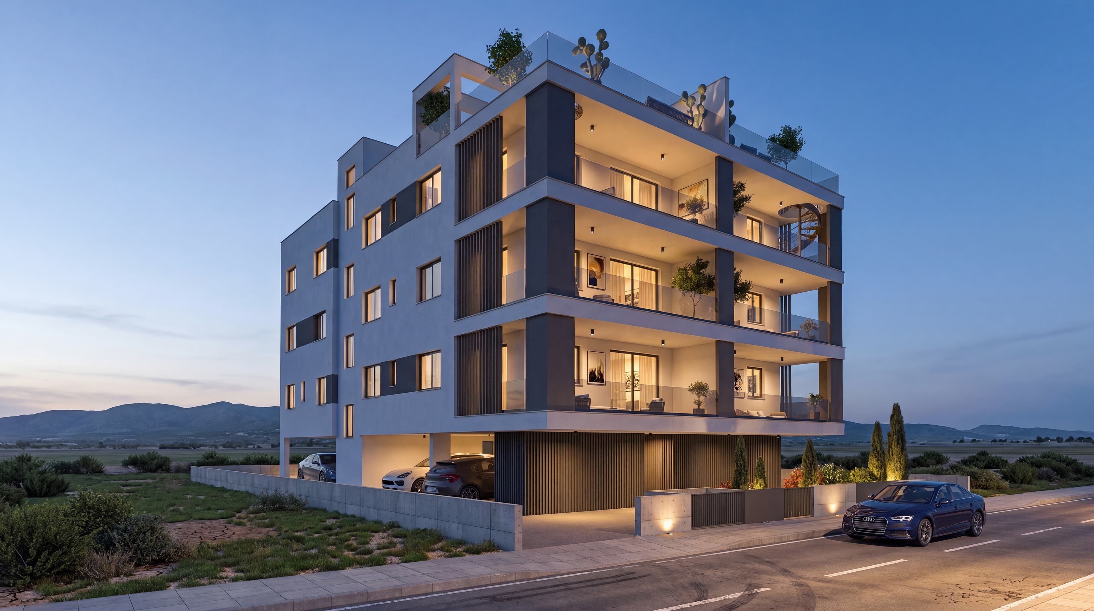 2-bedrooms apartments in Larnaca, Cyprus.