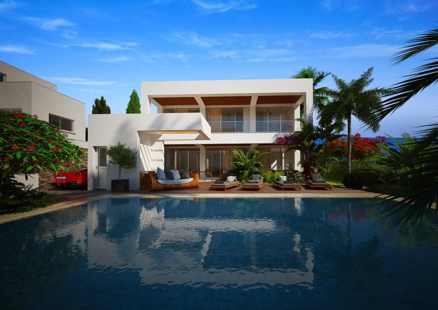4-bedrooms house in Paphos, Cyprus.