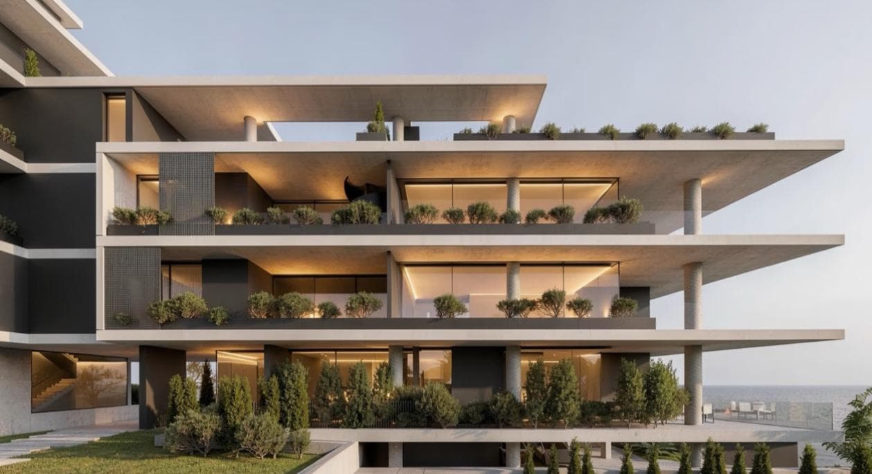 3-bedrooms apartments in Limassol, Cyprus.