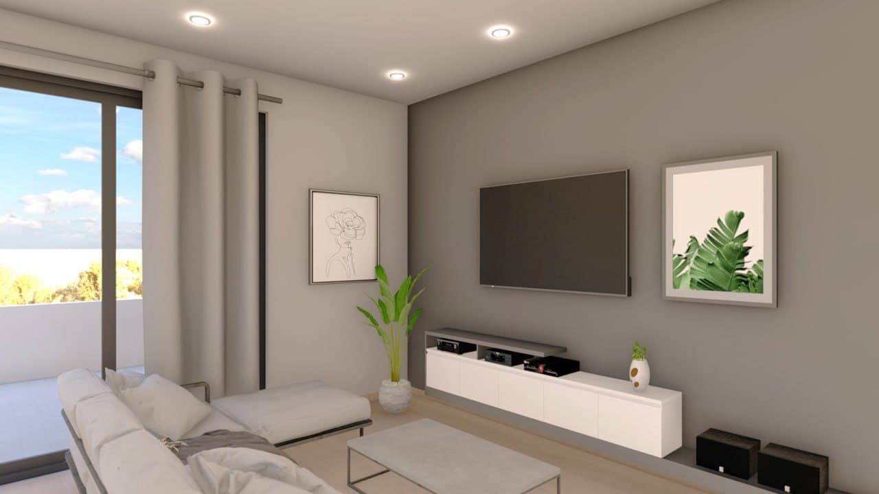 2-bedrooms apartments in Larnaca, Cyprus.