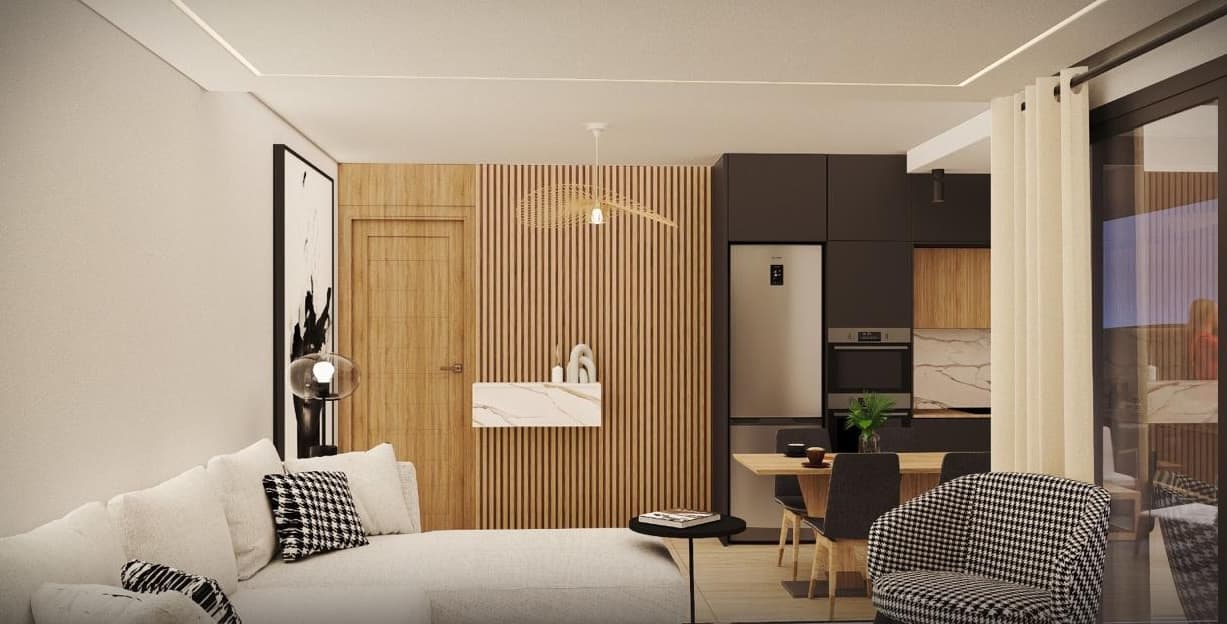 2-bedrooms apartments in Larnaca, Cyprus.