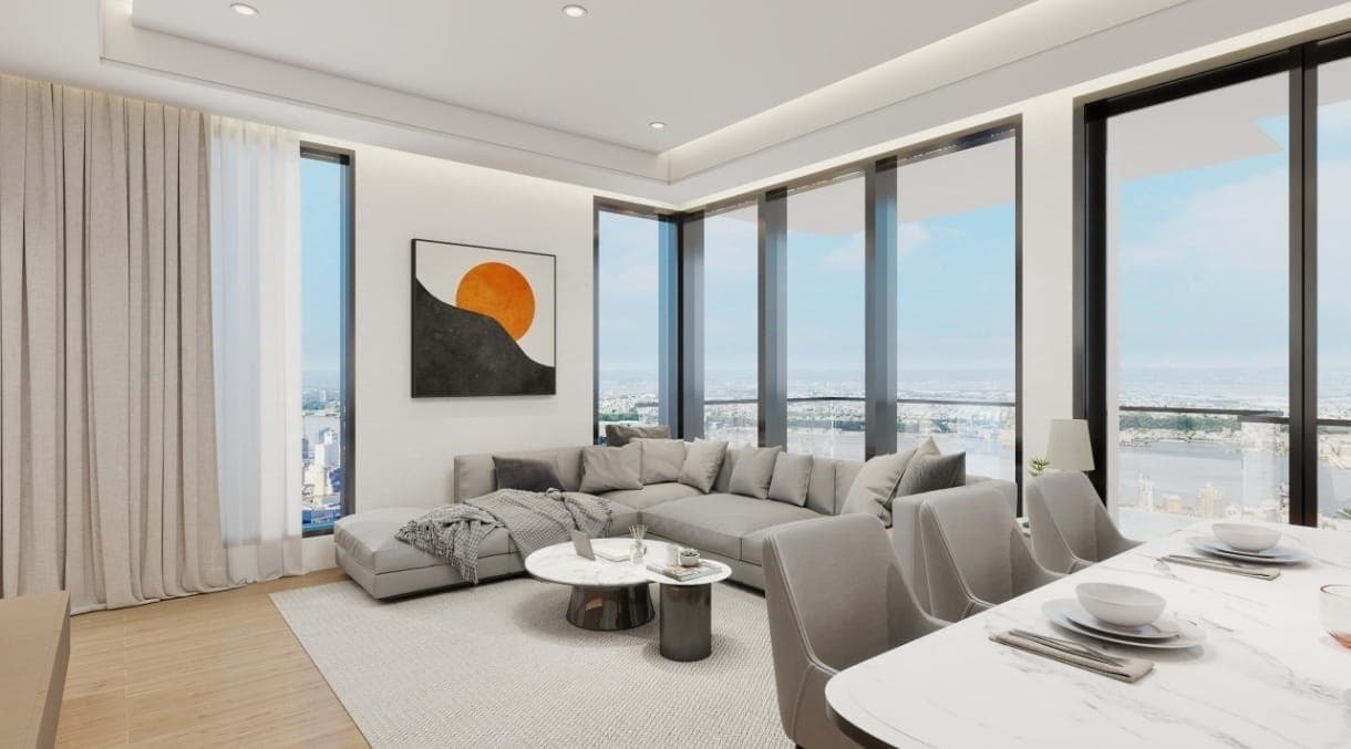 3-bedrooms apartments in Larnaca, Cyprus.