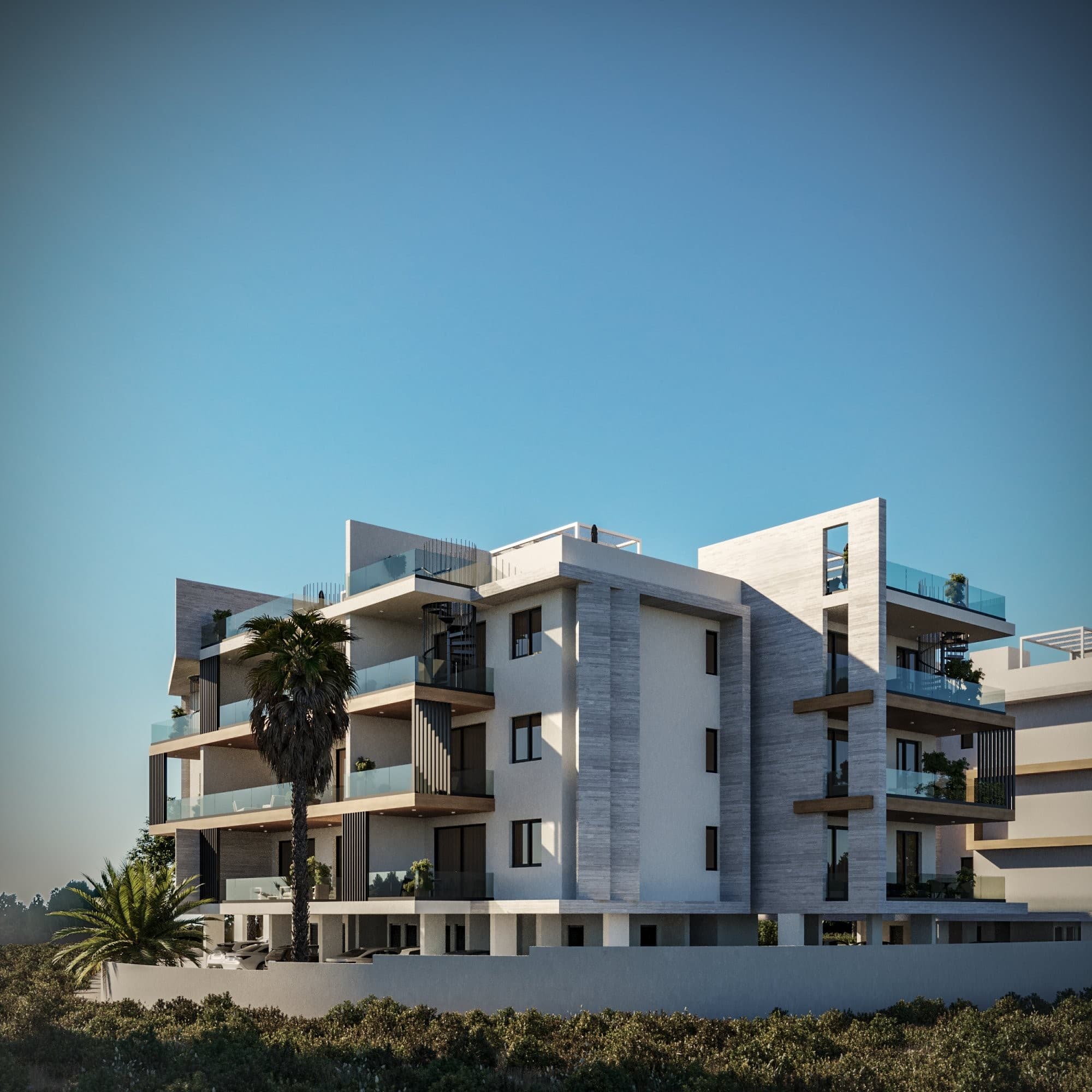 2-bedrooms apartments in Larnaca, Cyprus.