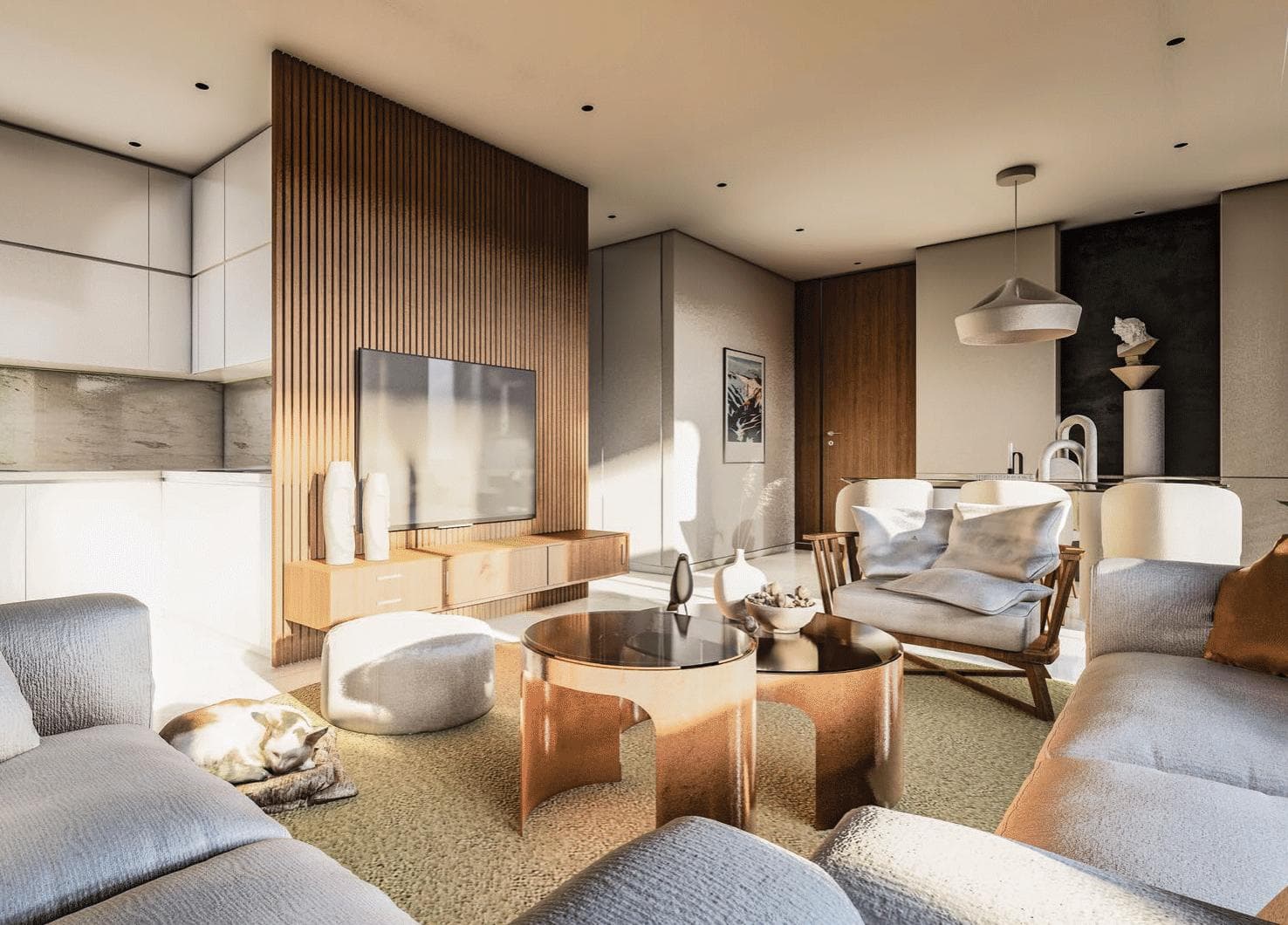 2-bedrooms apartments in Limassol, Cyprus.