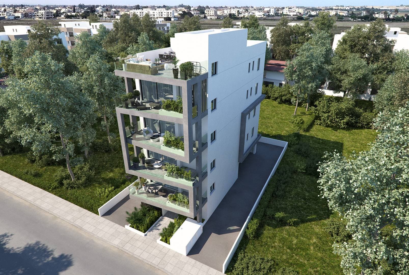 3-bedrooms apartments in Larnaca, Cyprus.