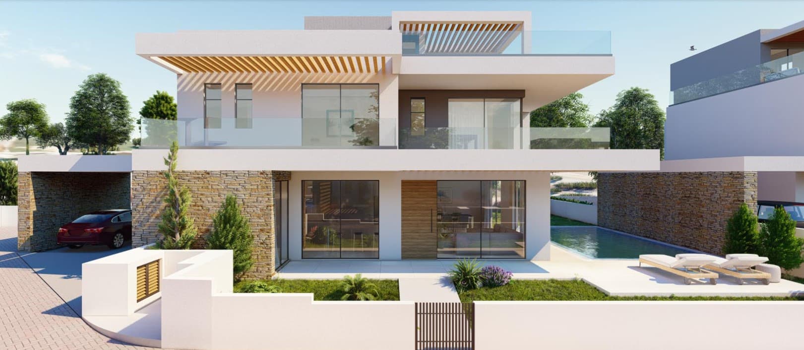 3-bedrooms house in Paphos, Cyprus.