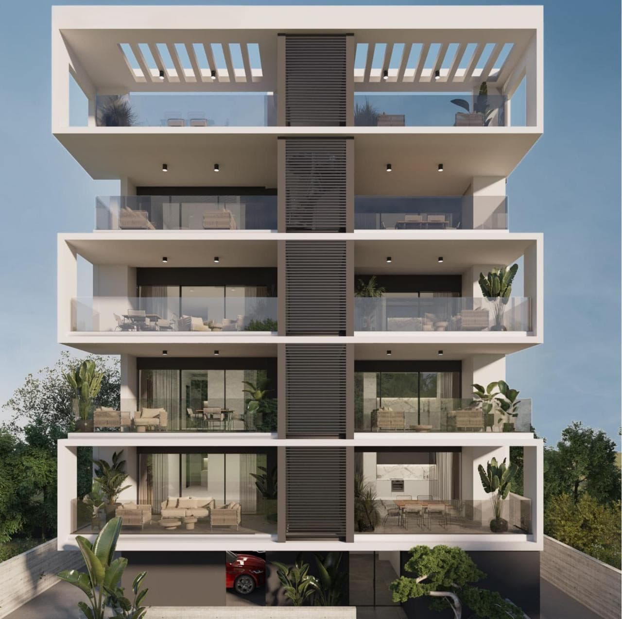 3-bedrooms apartments in Nicosia, Cyprus.