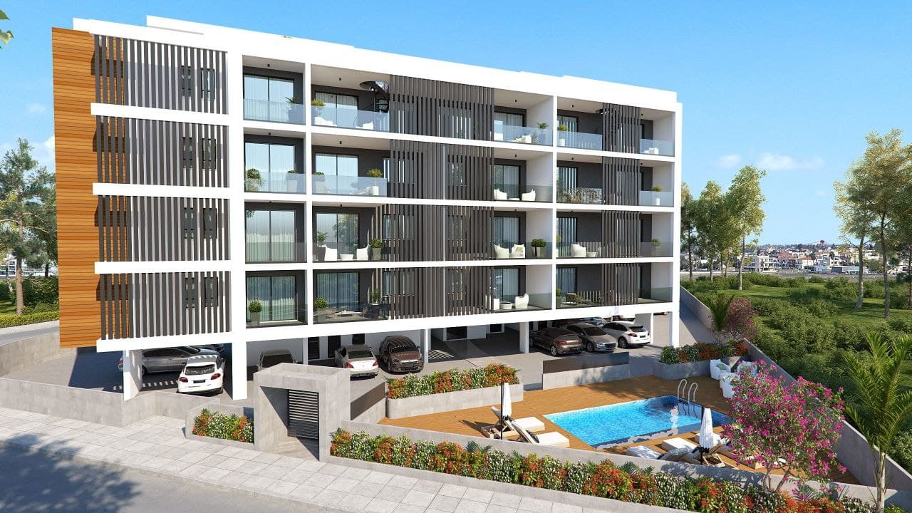 2-bedrooms apartments in Larnaca, Cyprus.