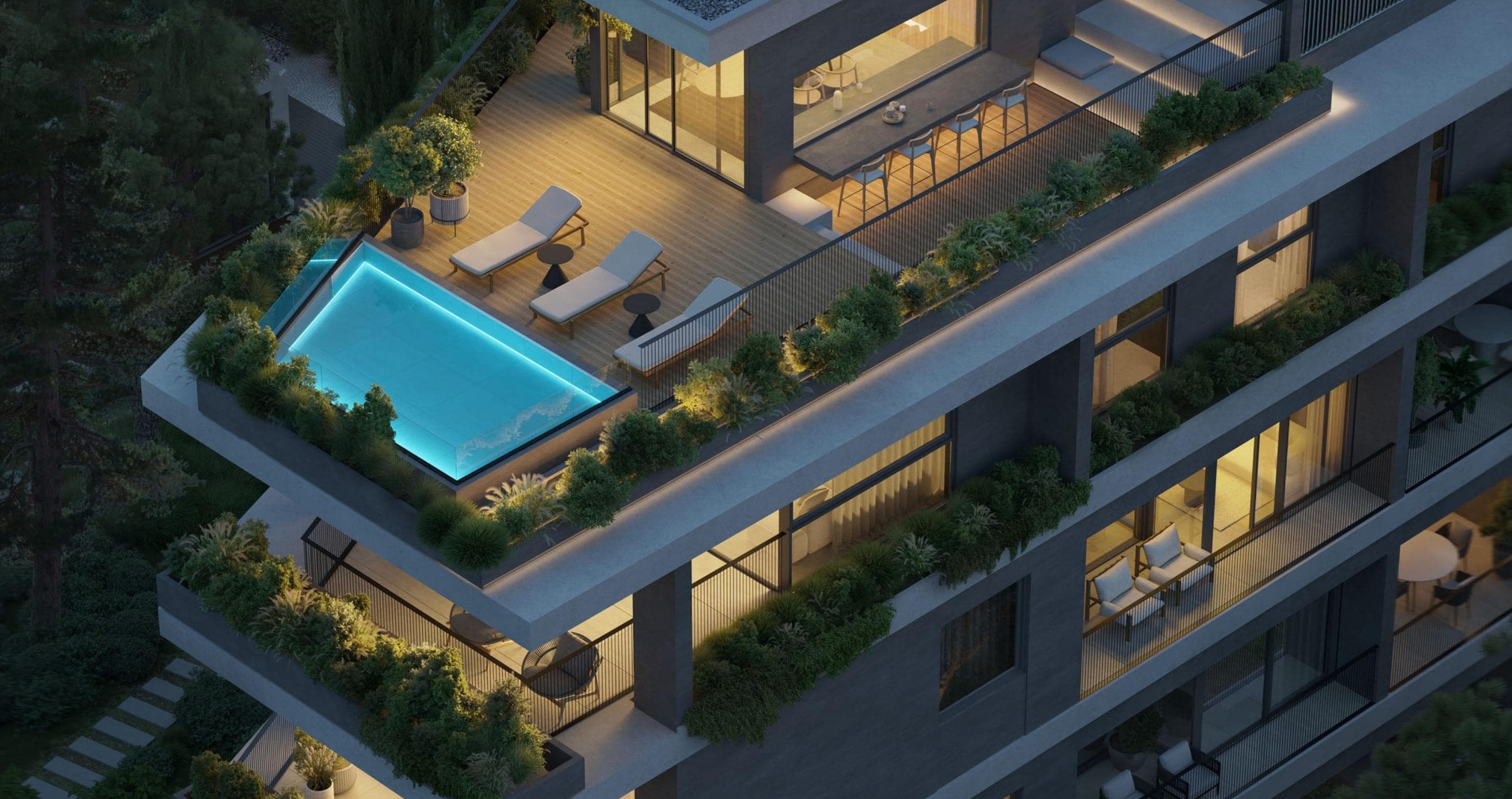 3-bedrooms apartments in Limassol, Cyprus.