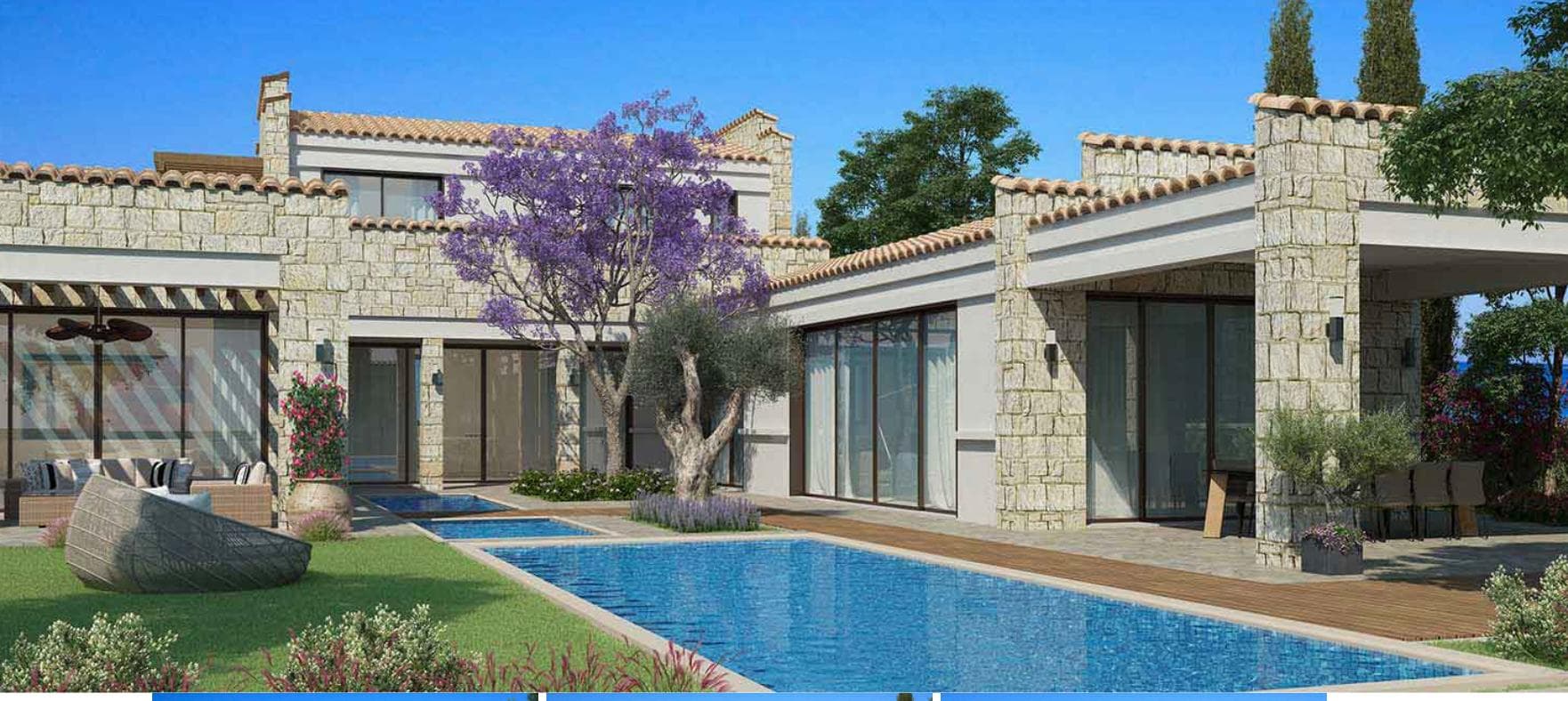 3-bedrooms house in Paphos, Cyprus.