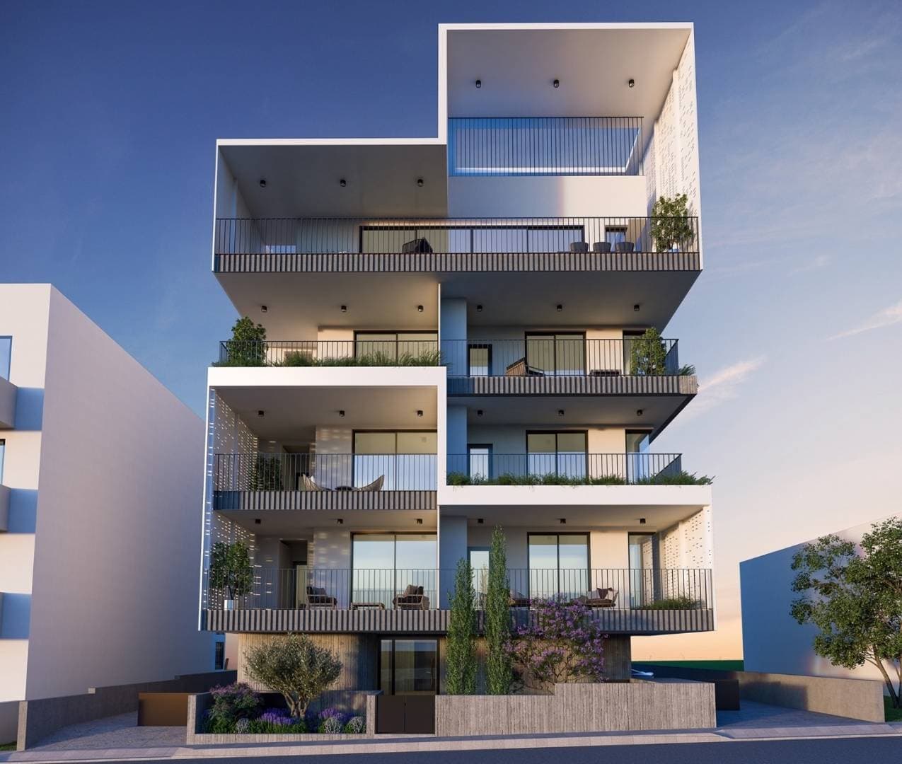 2-bedrooms apartments in Limassol, Cyprus.