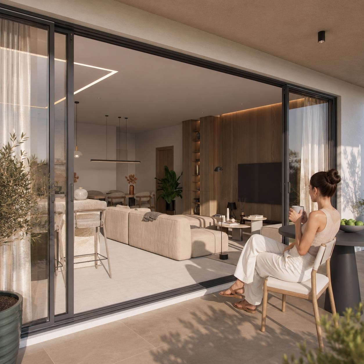 2-bedrooms apartments in Larnaca, Cyprus.