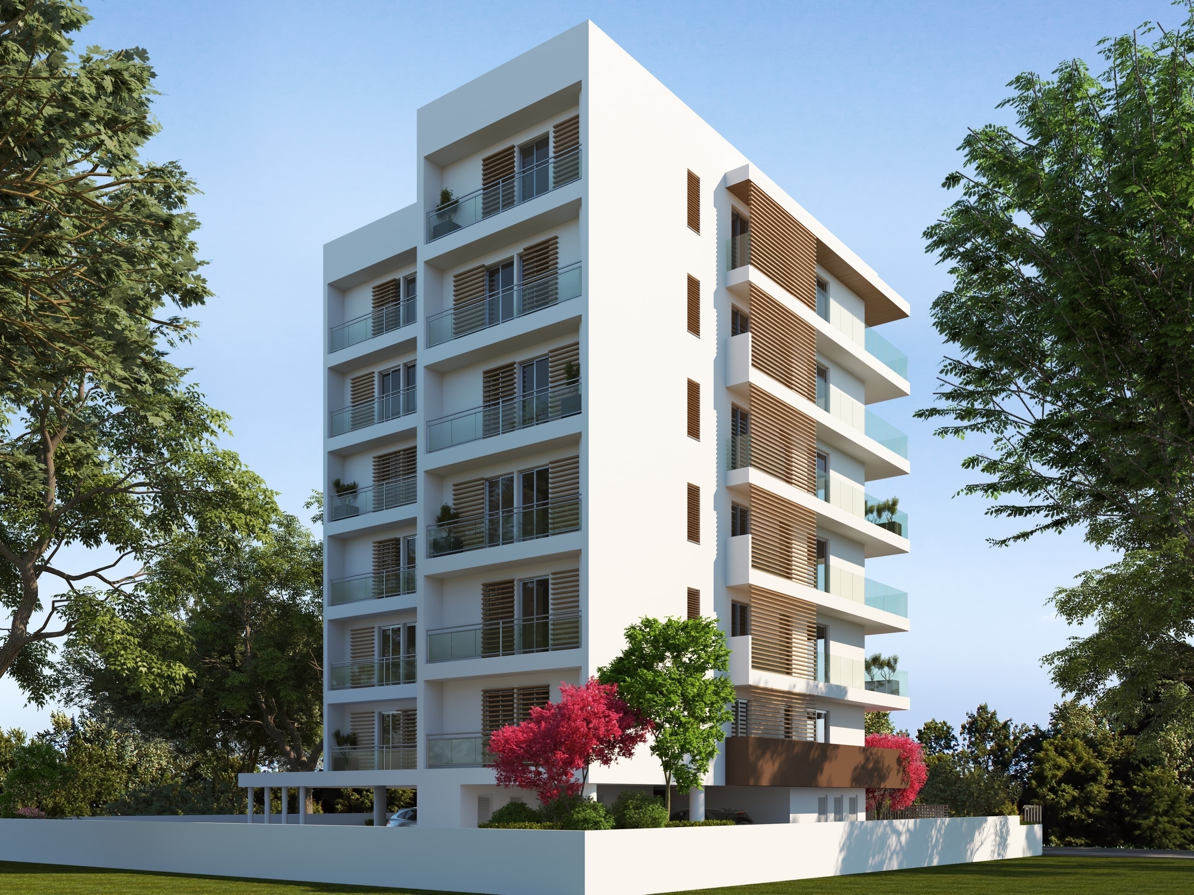 2-bedrooms apartments in Nicosia, Cyprus.