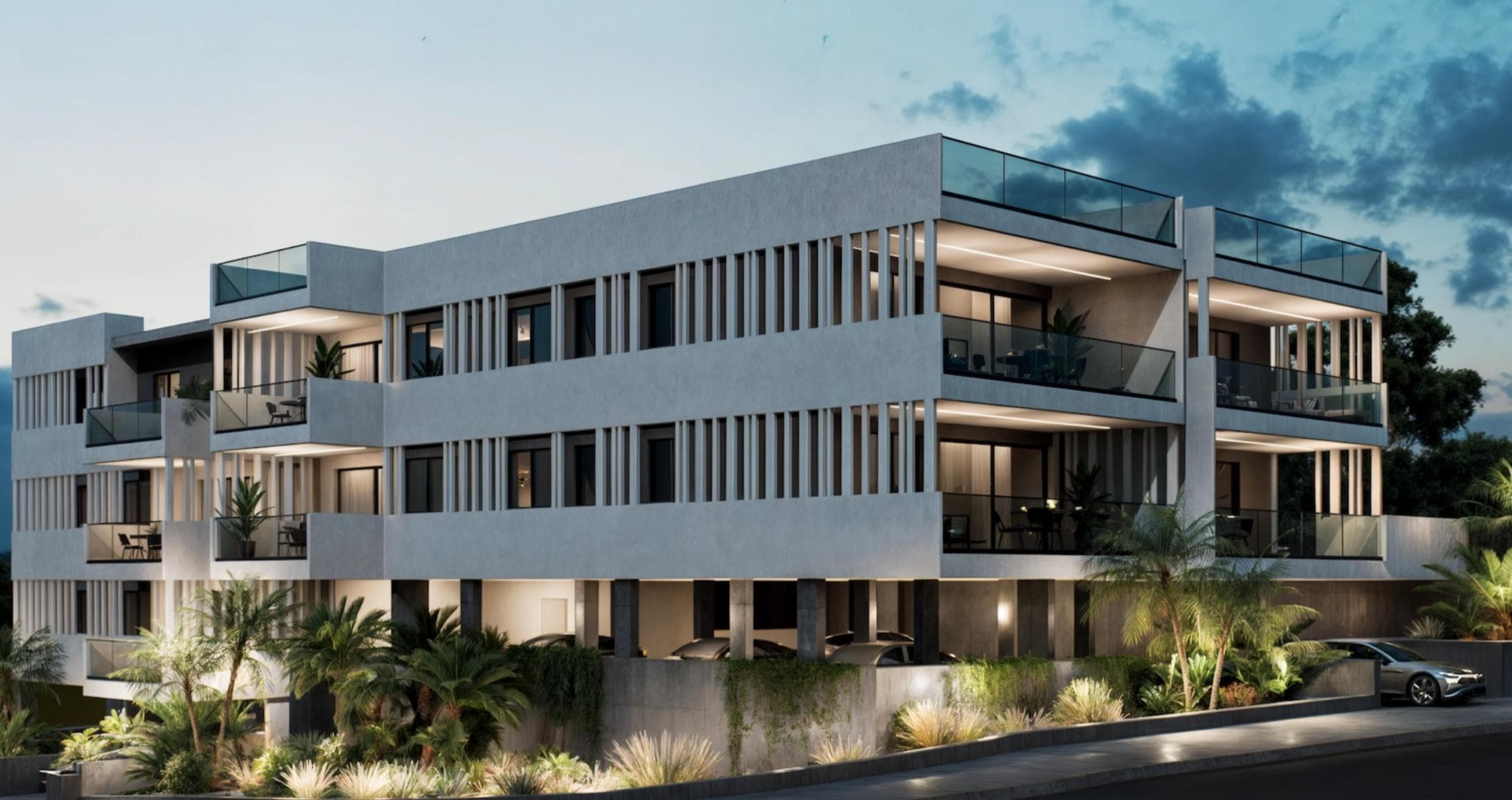 2-bedrooms apartments in Nicosia, Cyprus.
