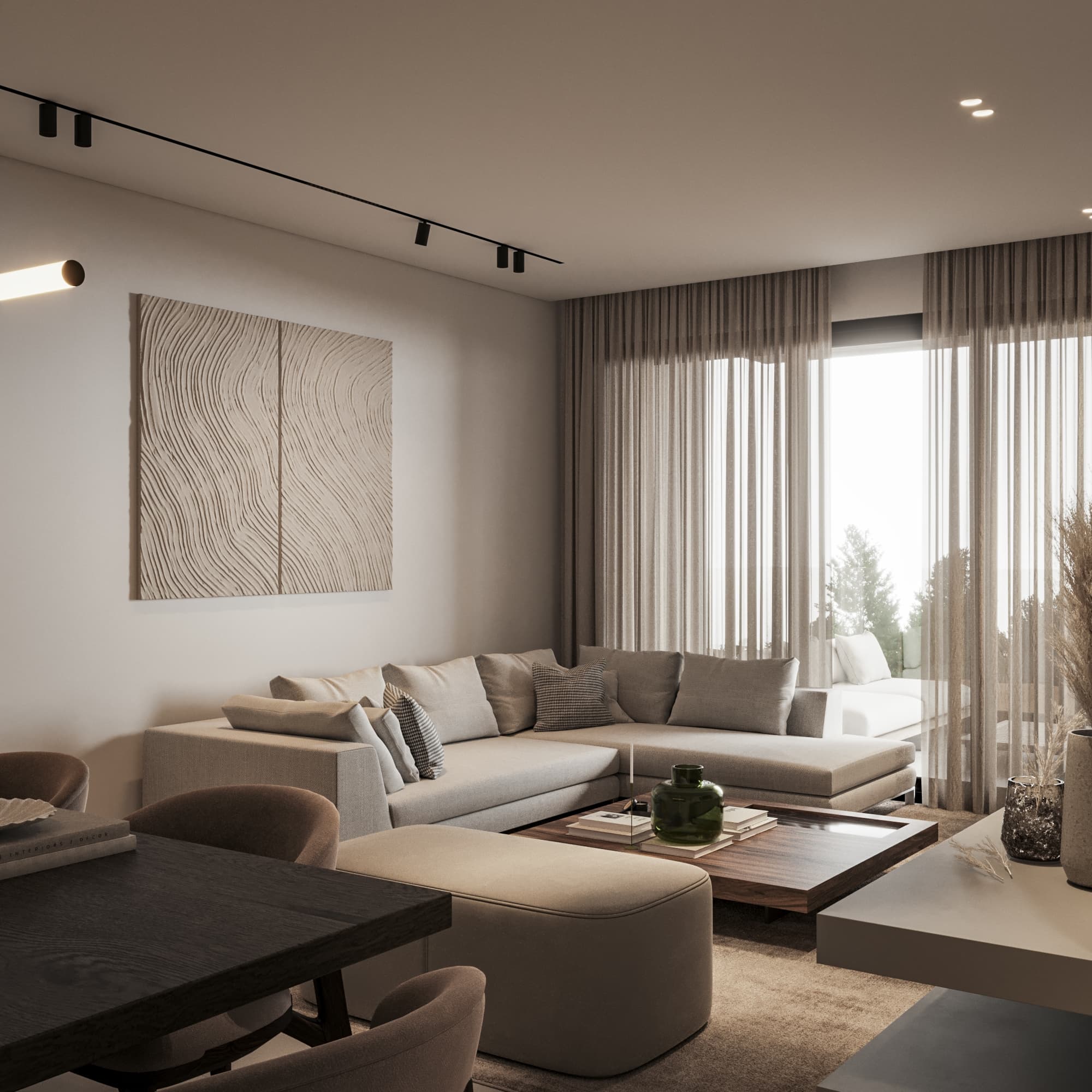 2-bedrooms apartments in Larnaca, Cyprus.