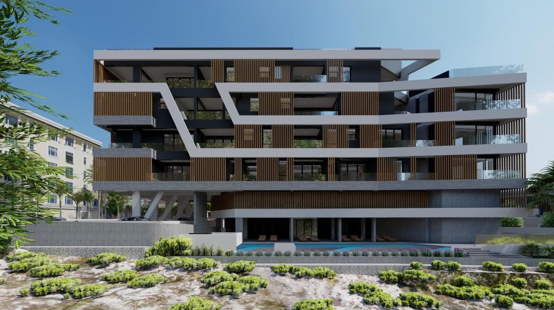 2-bedrooms apartments in Limassol, Cyprus.