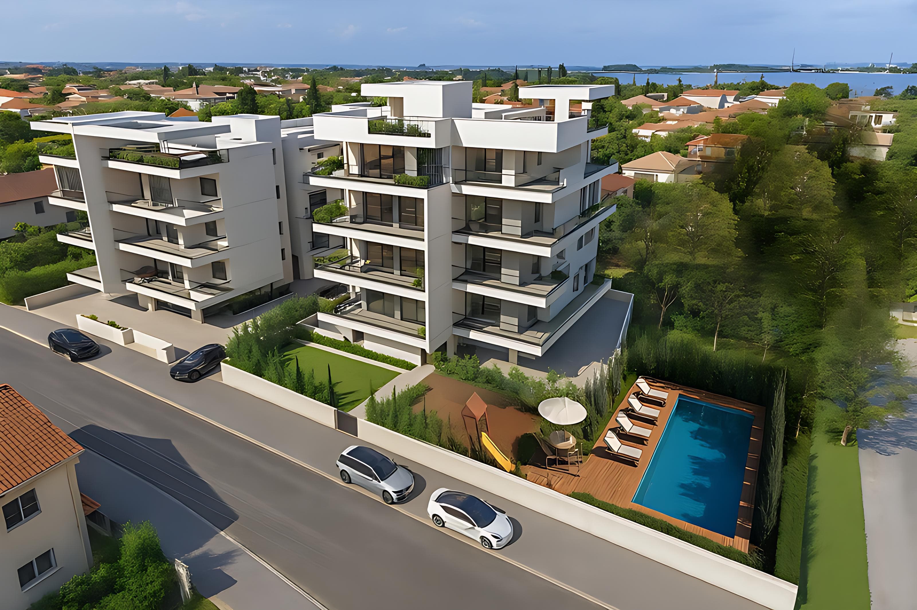 2-bedrooms apartments in Limassol, Cyprus.