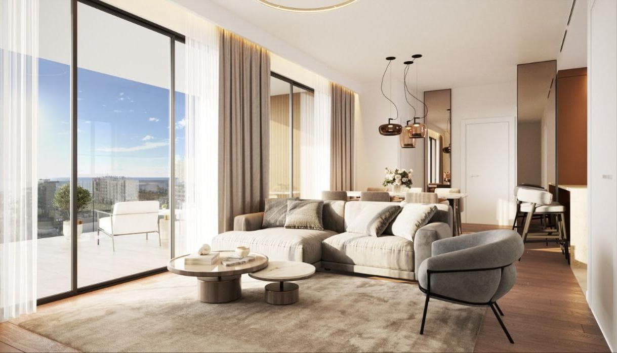 2-bedrooms apartments in Limassol, Cyprus.