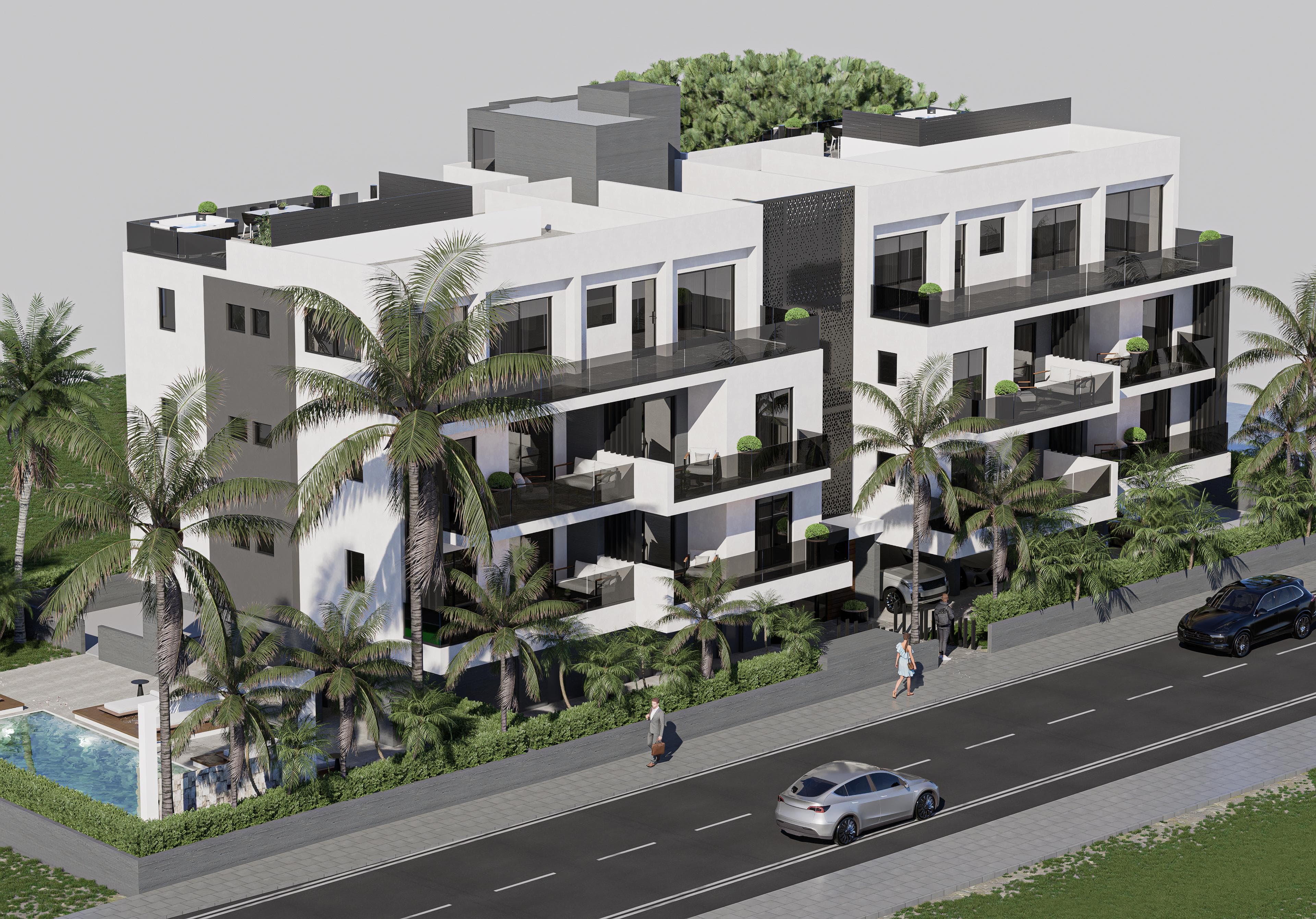 2-bedrooms apartments in Paphos, Cyprus.