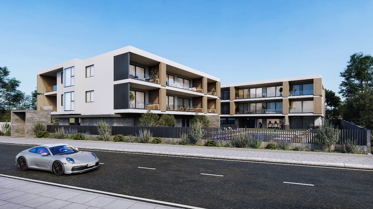 2-bedrooms apartments in Paphos, Cyprus.
