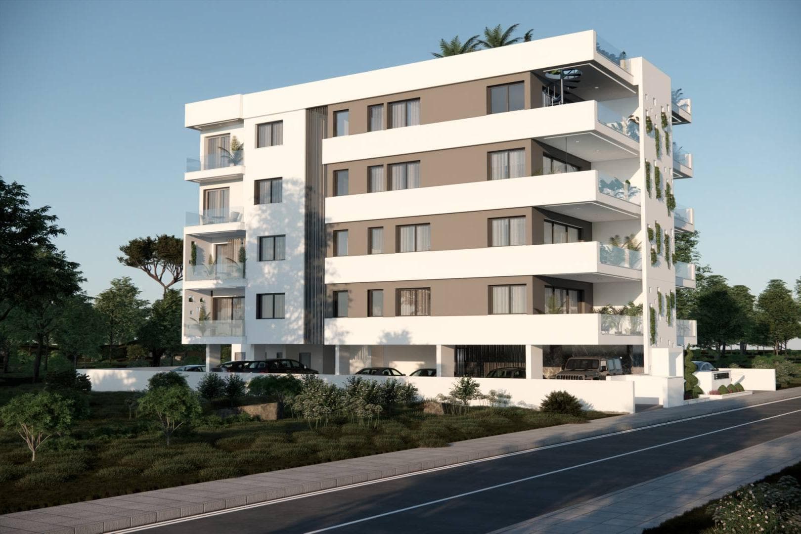 2-bedrooms apartments in Nicosia, Cyprus.