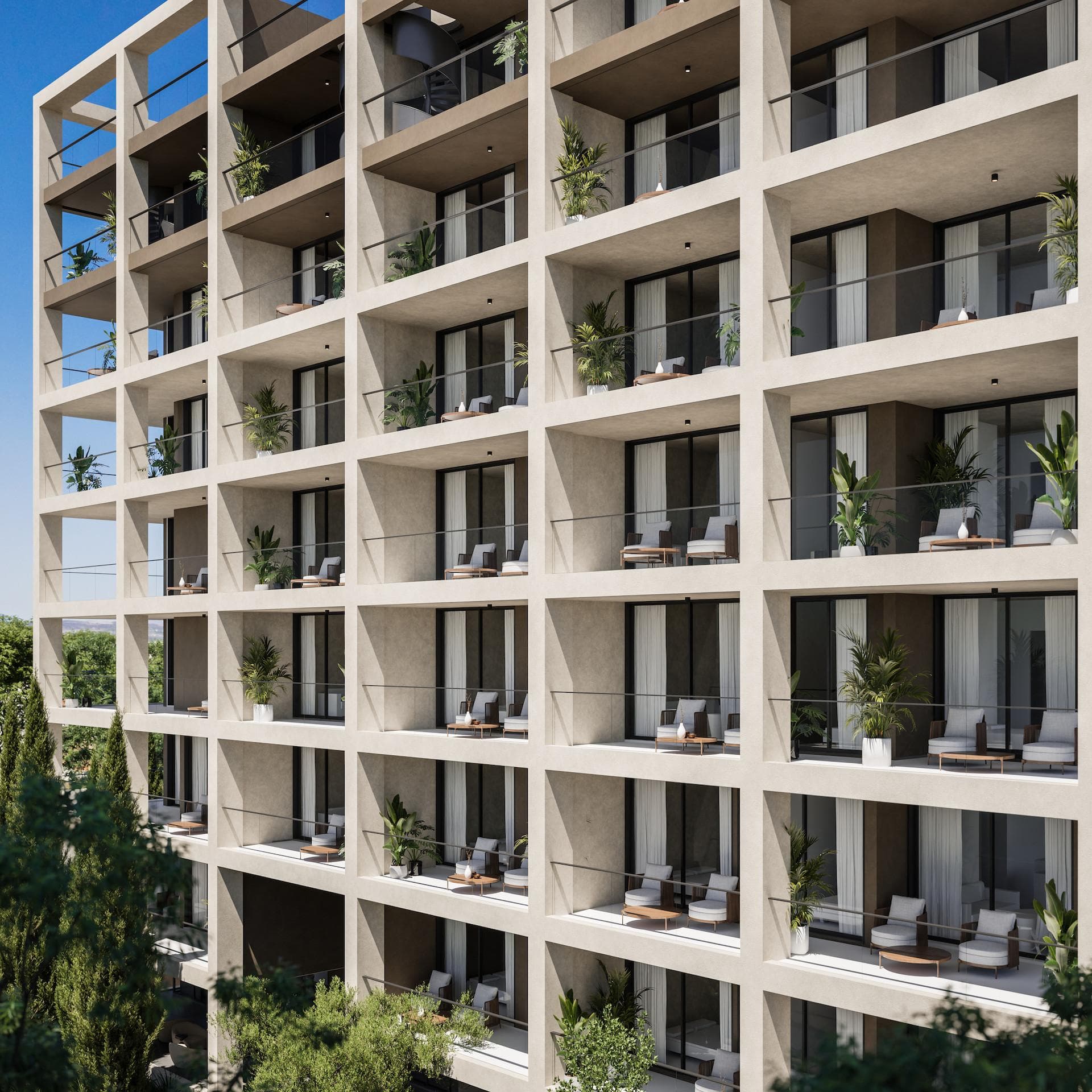 1-bedrooms apartments in Limassol, Cyprus.