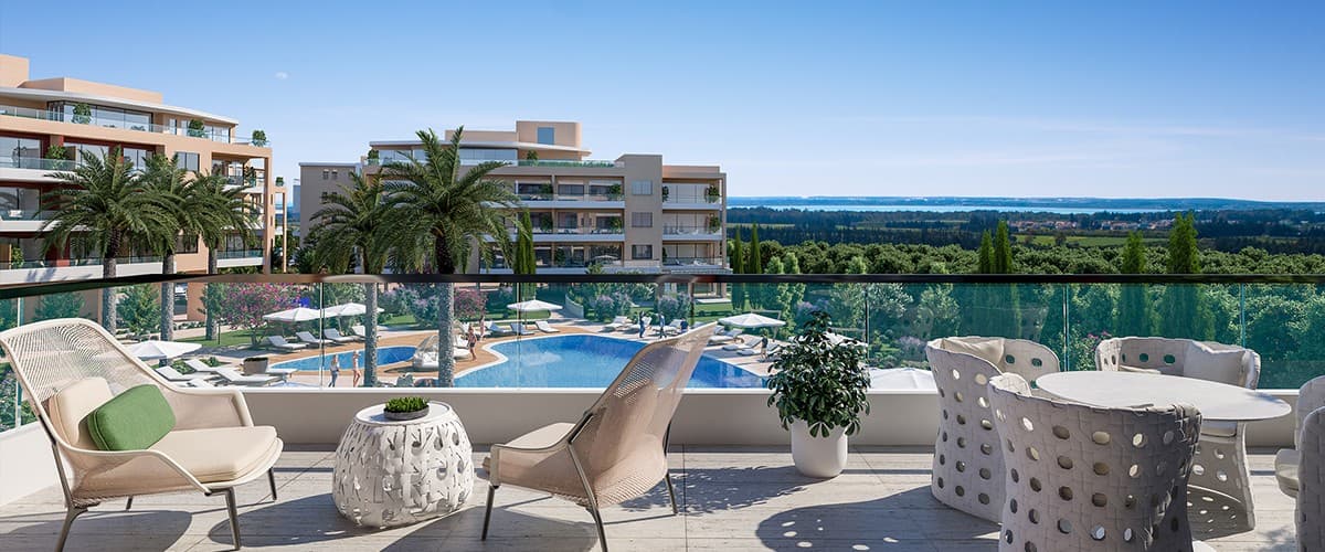 2-bedrooms building in Limassol, Cyprus.