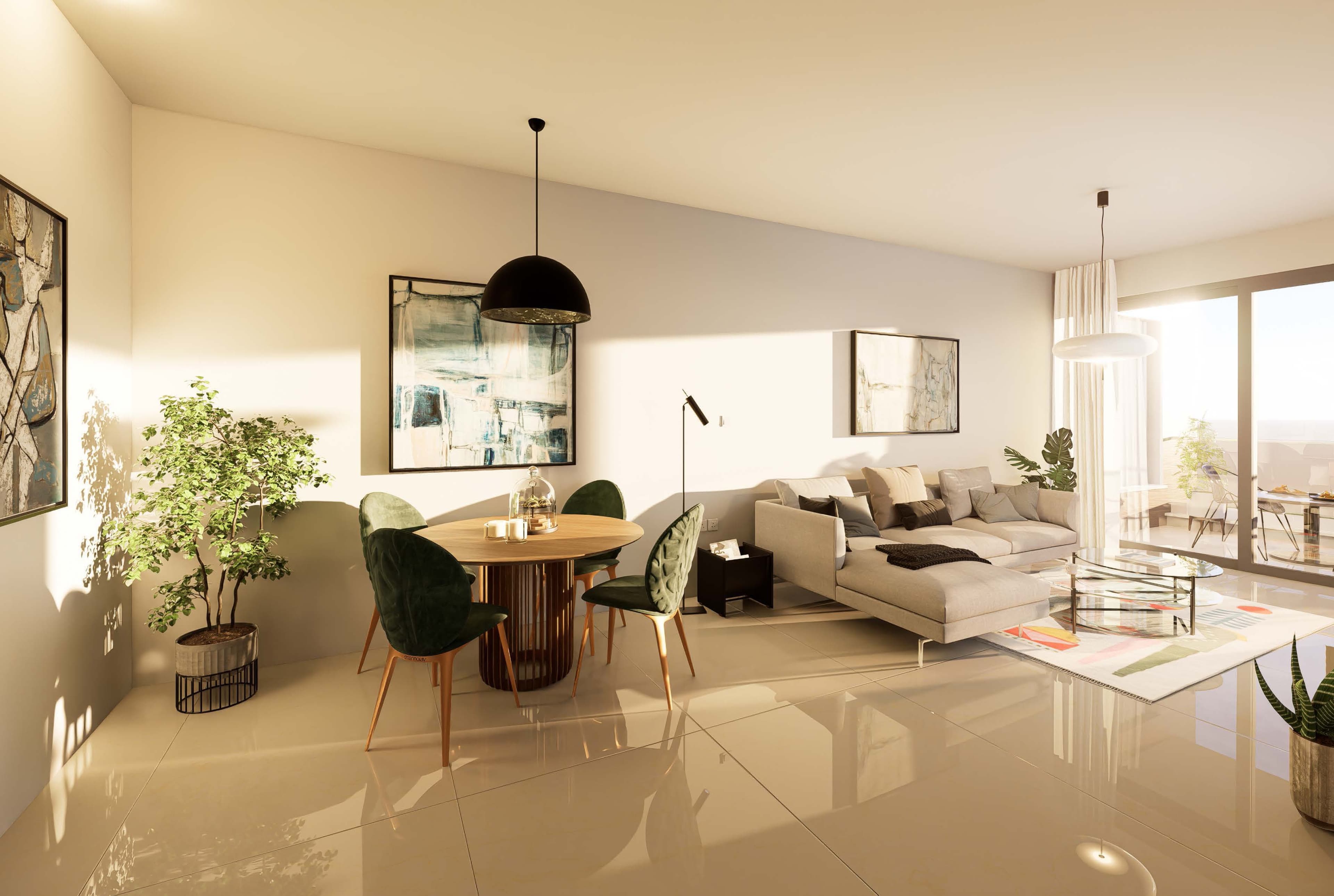 2-bedrooms apartments in Larnaca, Cyprus.