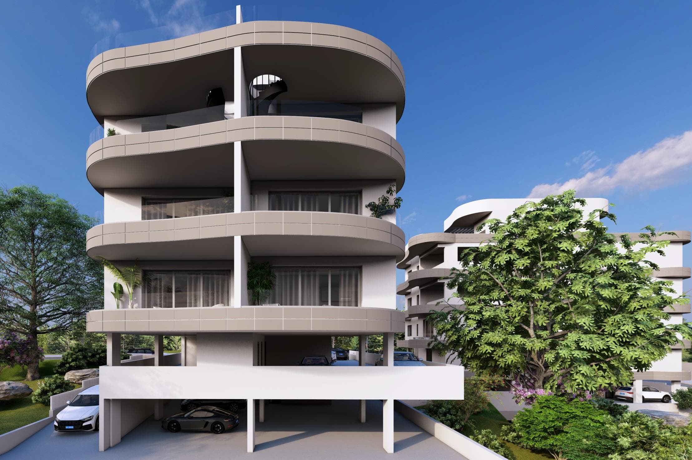2-bedrooms apartments in Limassol, Cyprus.