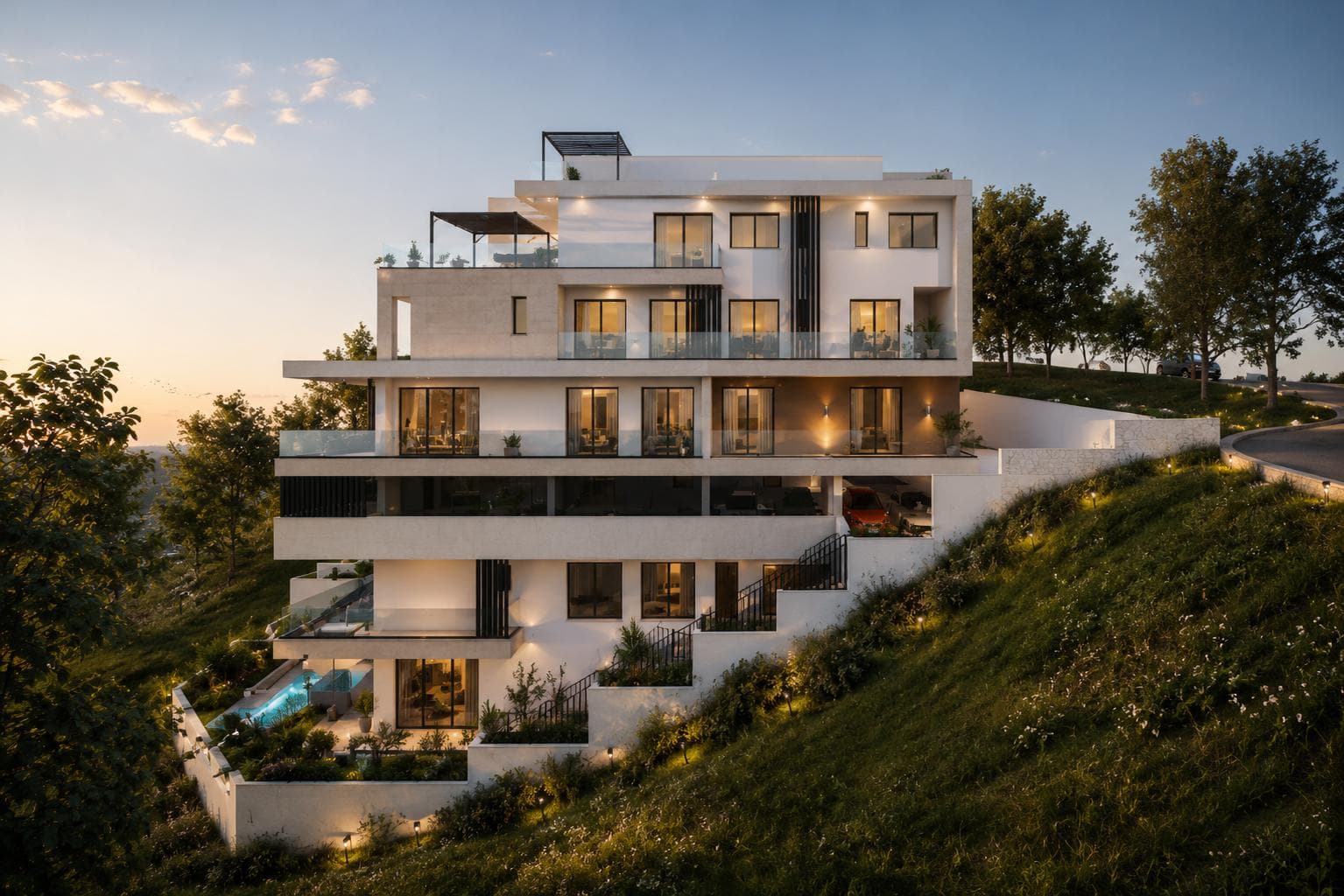 3-bedrooms apartments in Limassol, Cyprus.