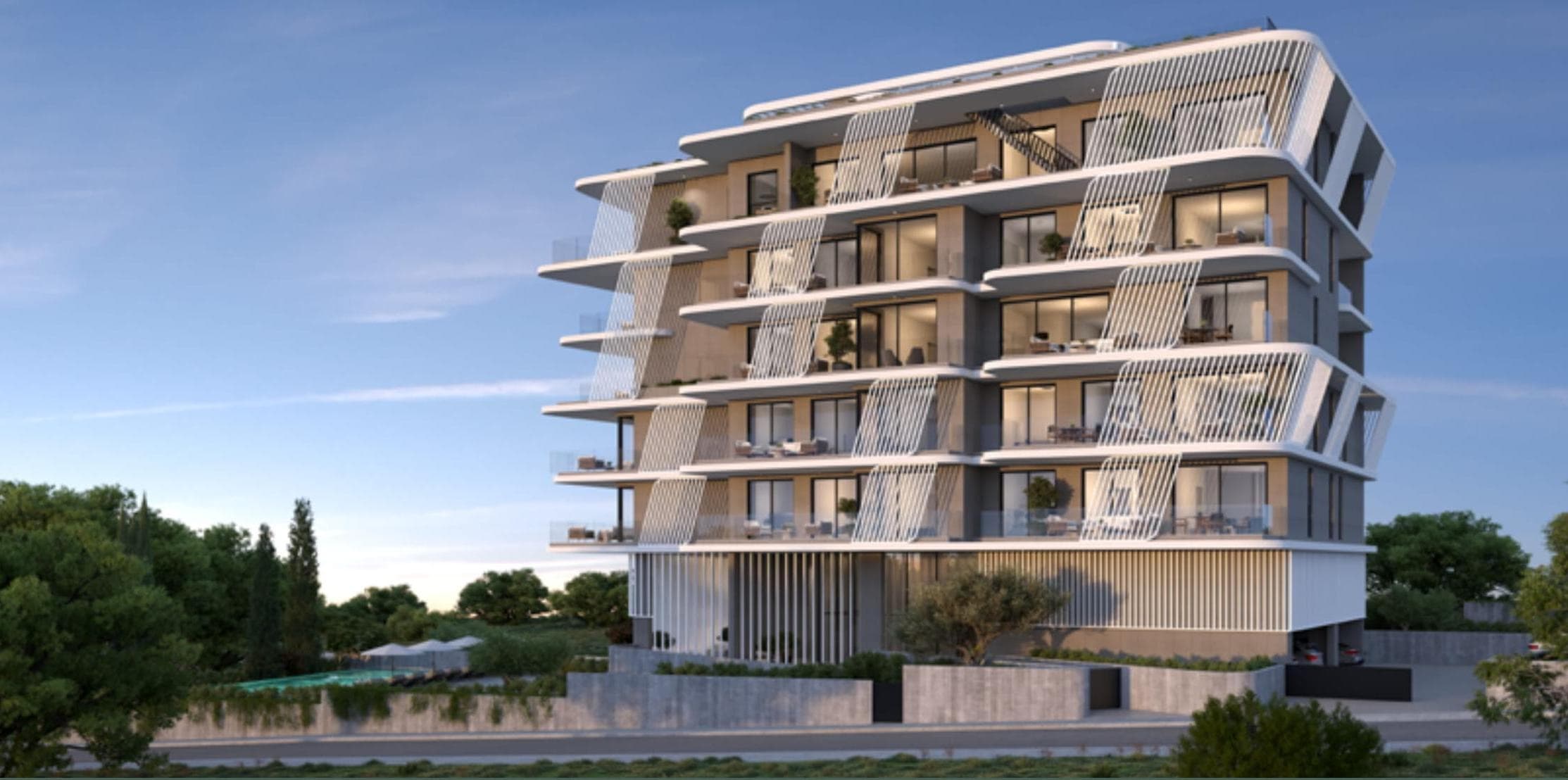 2-bedrooms apartments in Limassol, Cyprus.