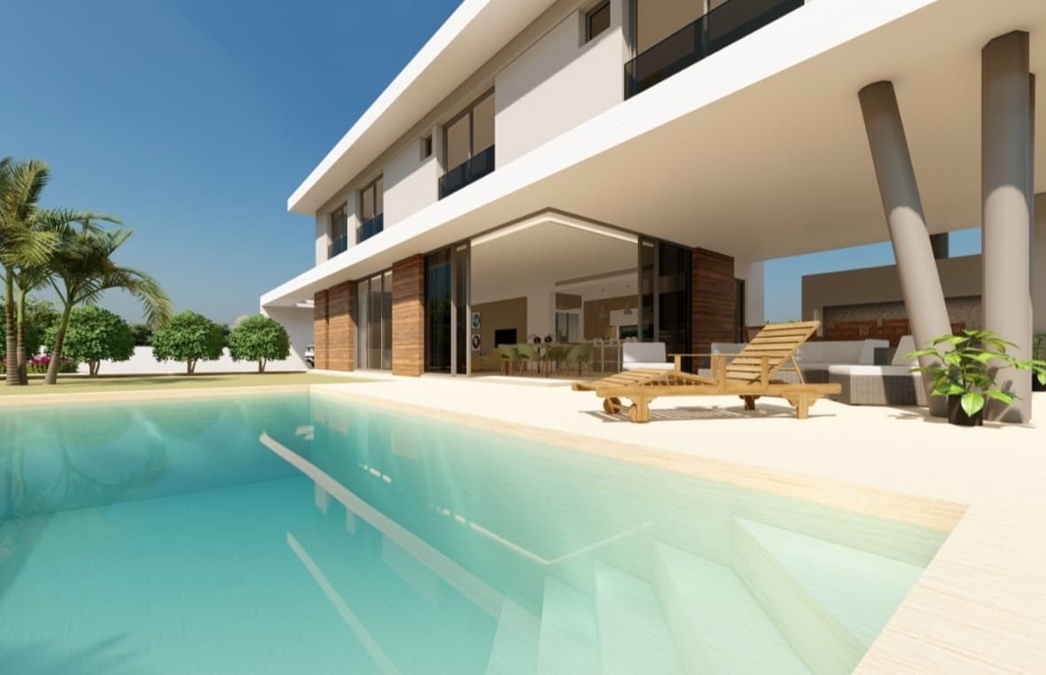 4-bedrooms house in Larnaca, Cyprus.