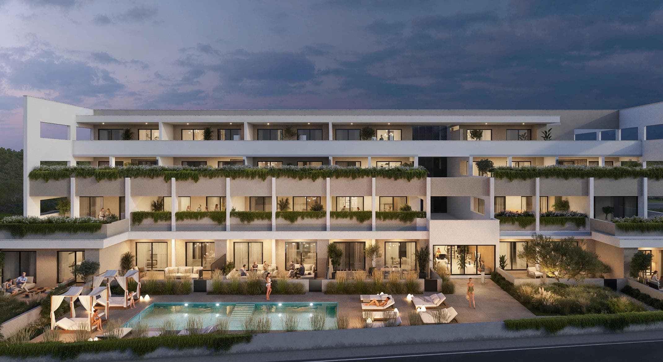 3-bedrooms apartments in Limassol, Cyprus.