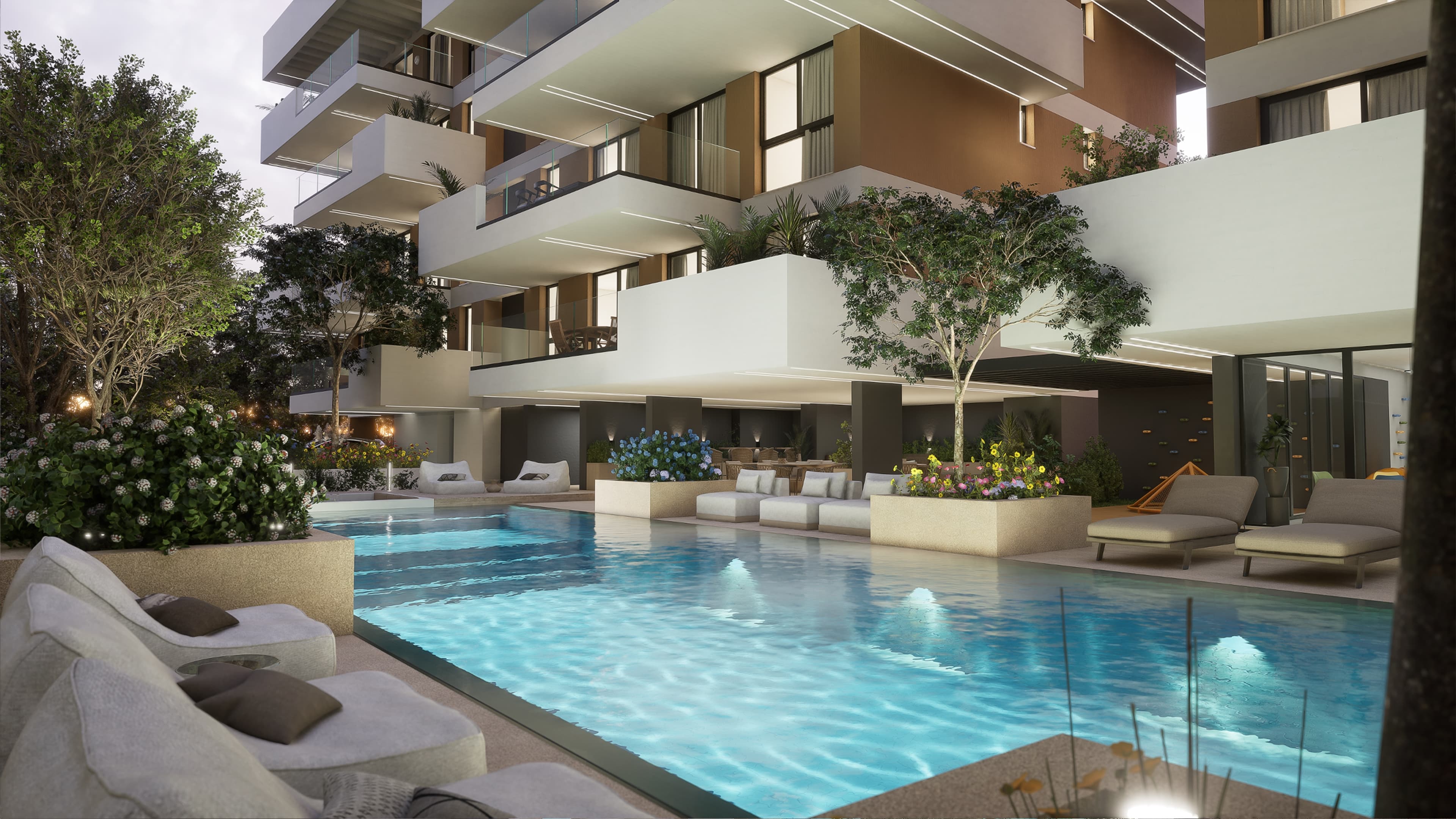 1-bedrooms apartments in Larnaca, Cyprus.