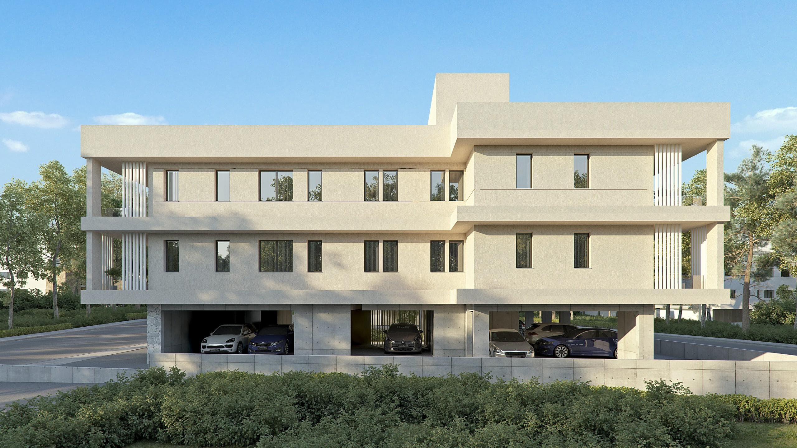 2-bedrooms apartments in Larnaca, Cyprus.