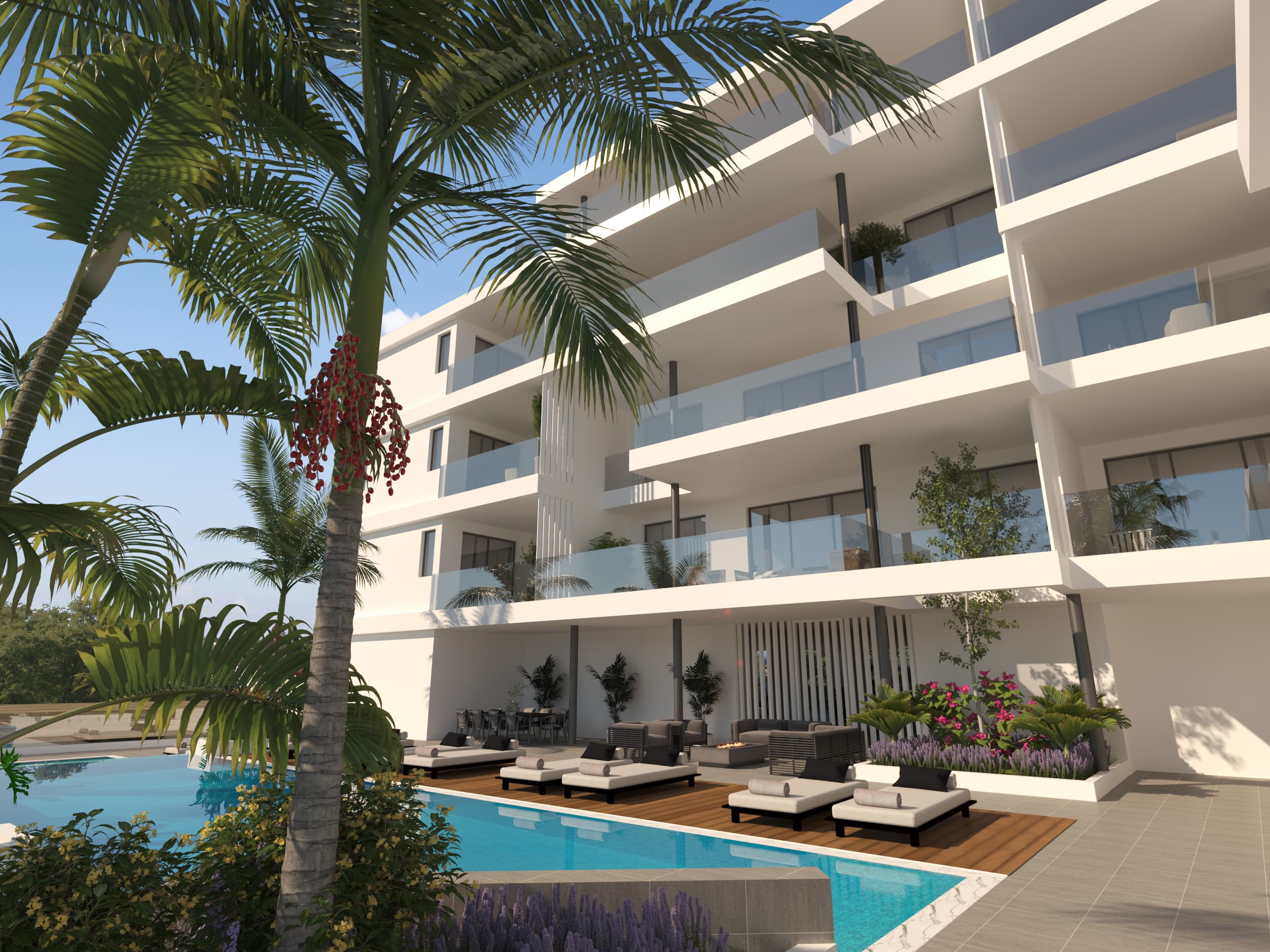 2-bedrooms apartments in Famagusta, Cyprus.