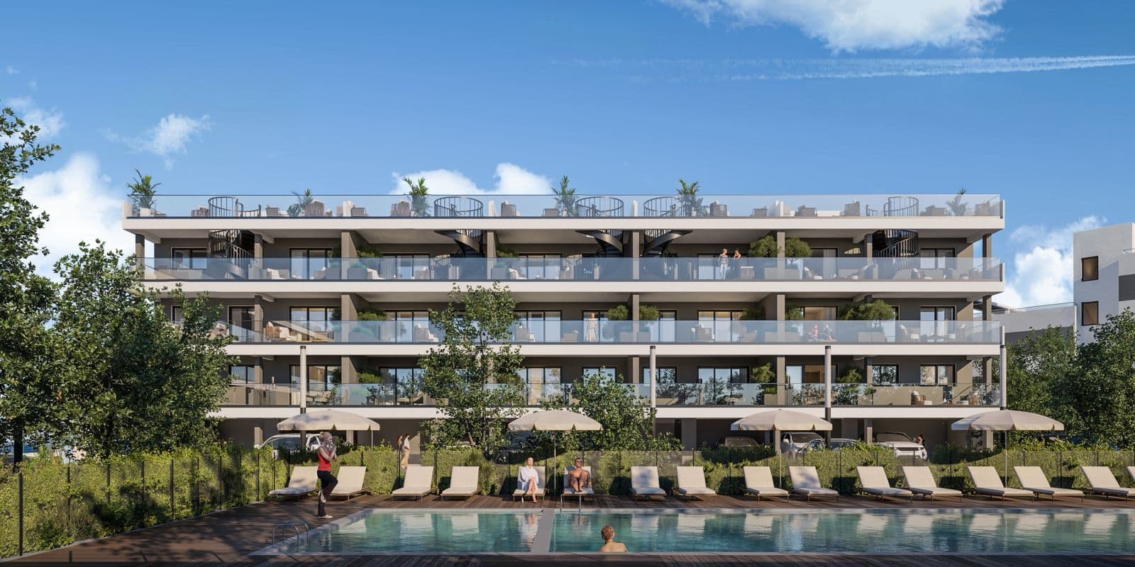 2-bedrooms apartments in Limassol, Cyprus.