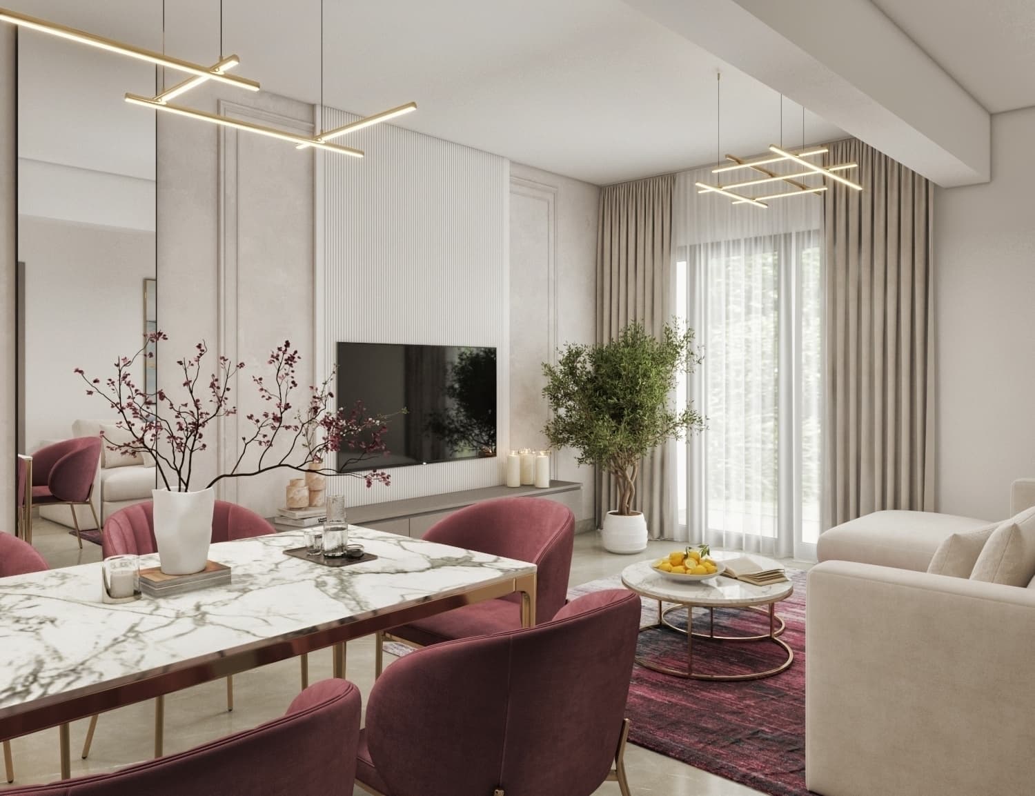 3-bedrooms apartments in Larnaca, Cyprus.
