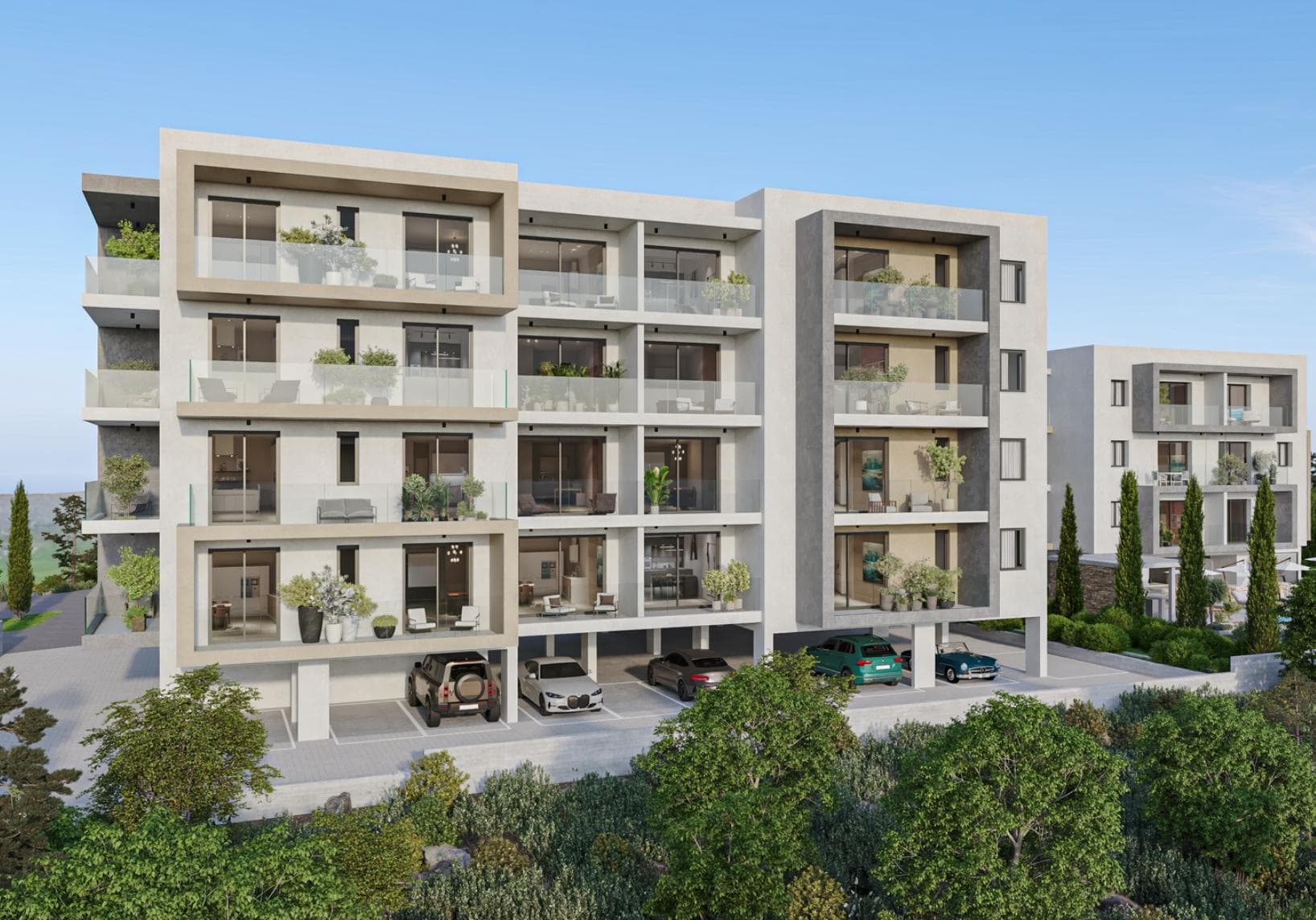 2-bedrooms apartments in Paphos, Cyprus.
