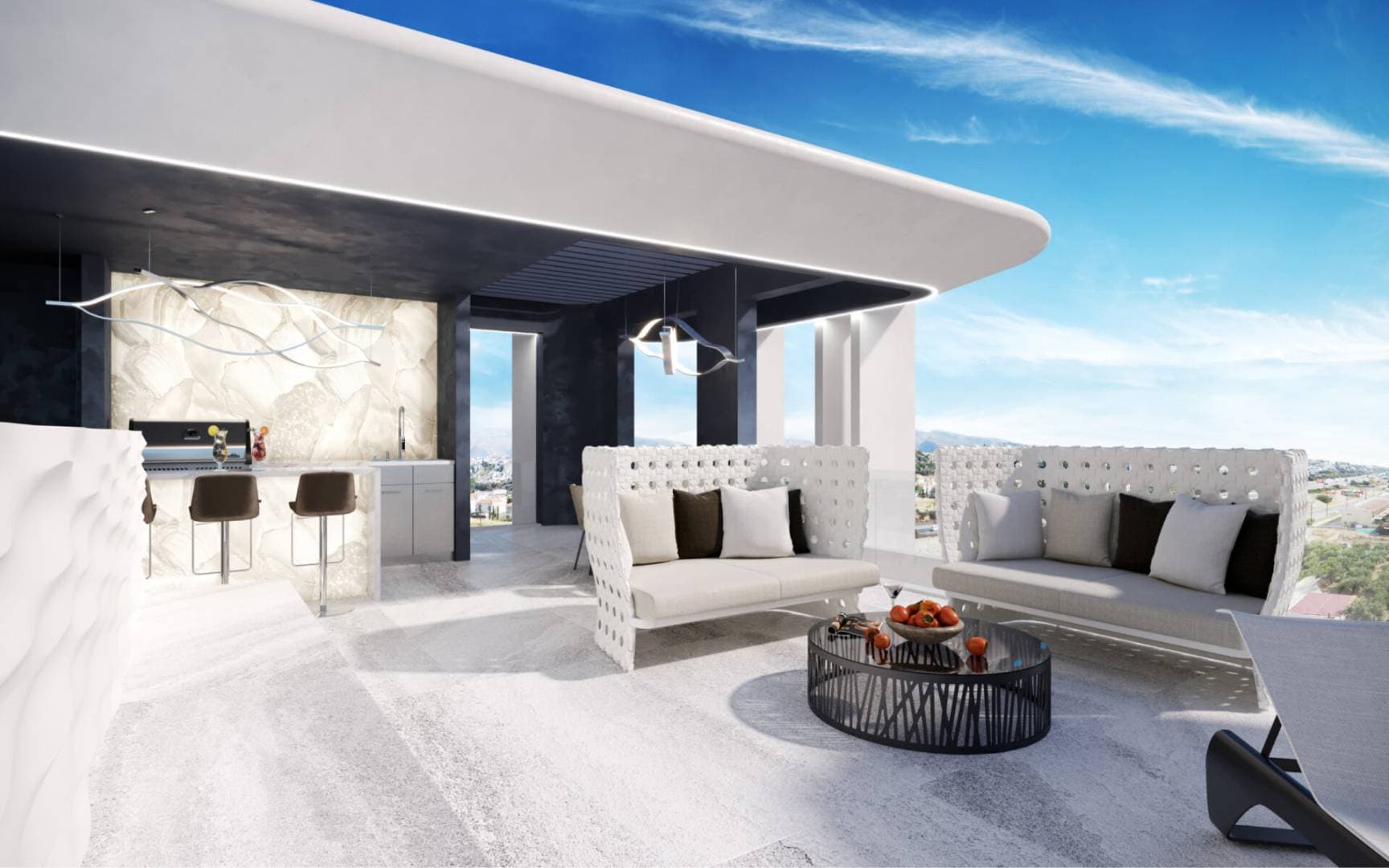 2-bedrooms apartments in Limassol, Cyprus.