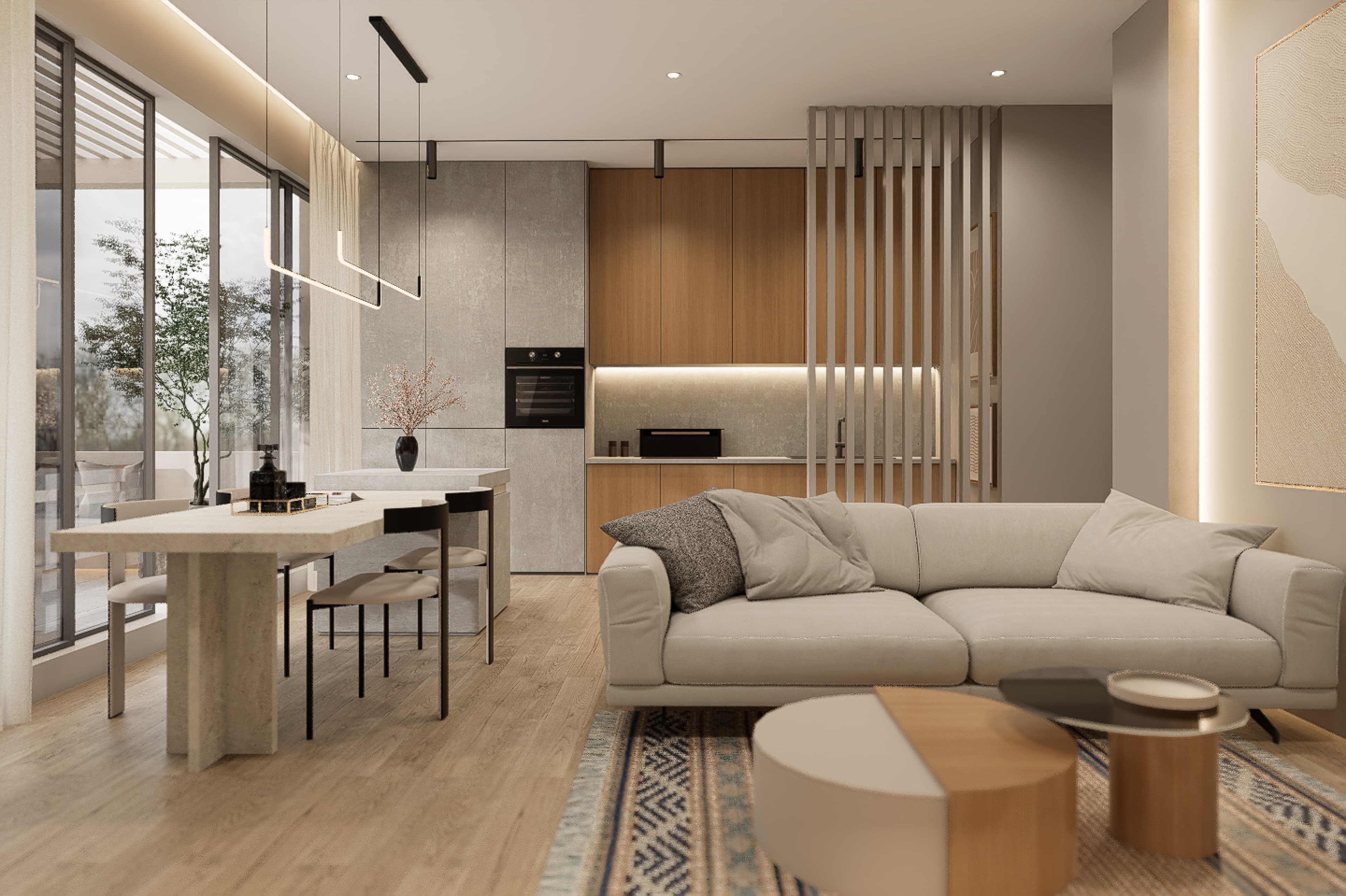 3-bedrooms apartments in Nicosia, Cyprus.