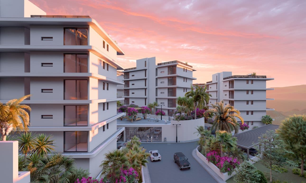 2-bedrooms apartments in Limassol, Cyprus.