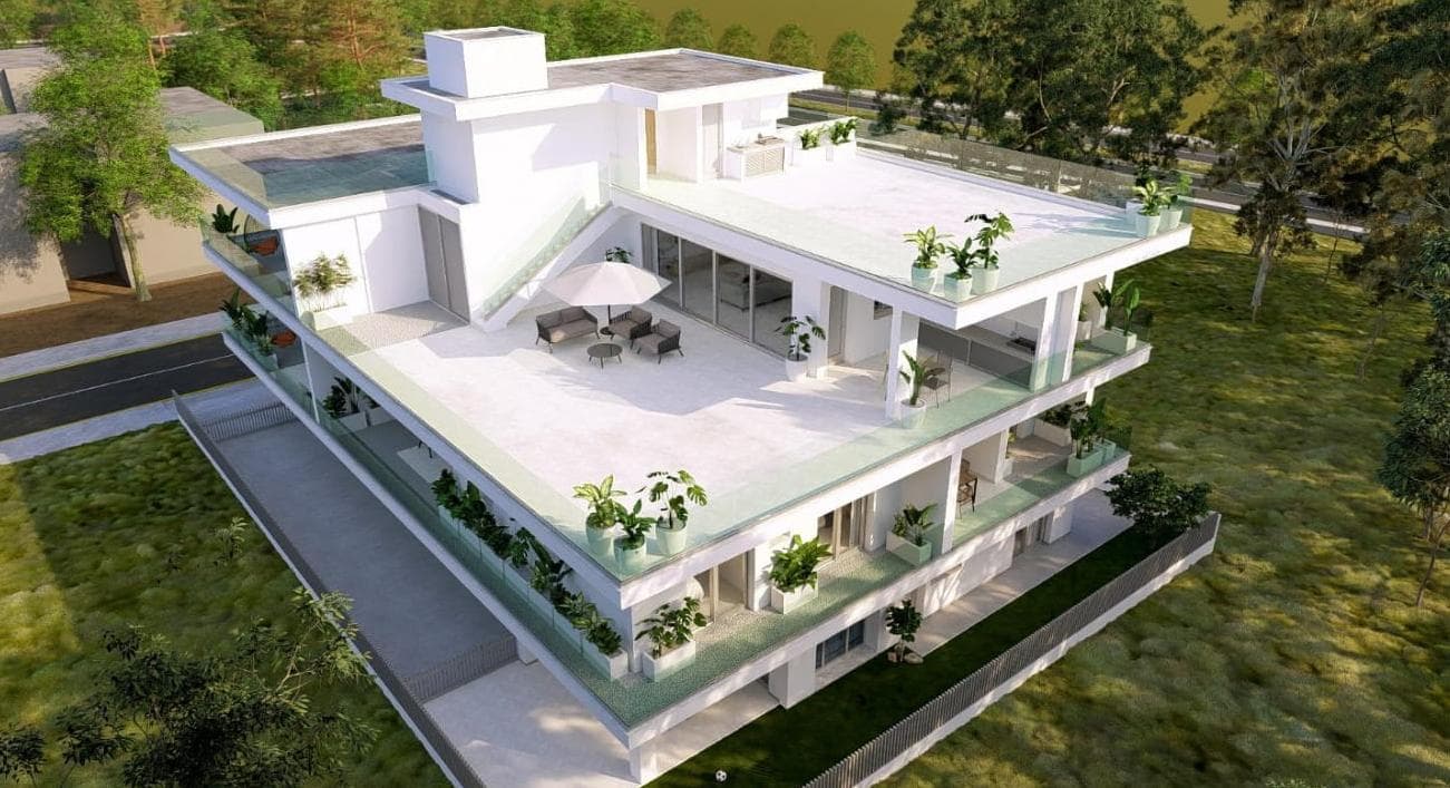 2-bedrooms apartments in Nicosia, Cyprus.