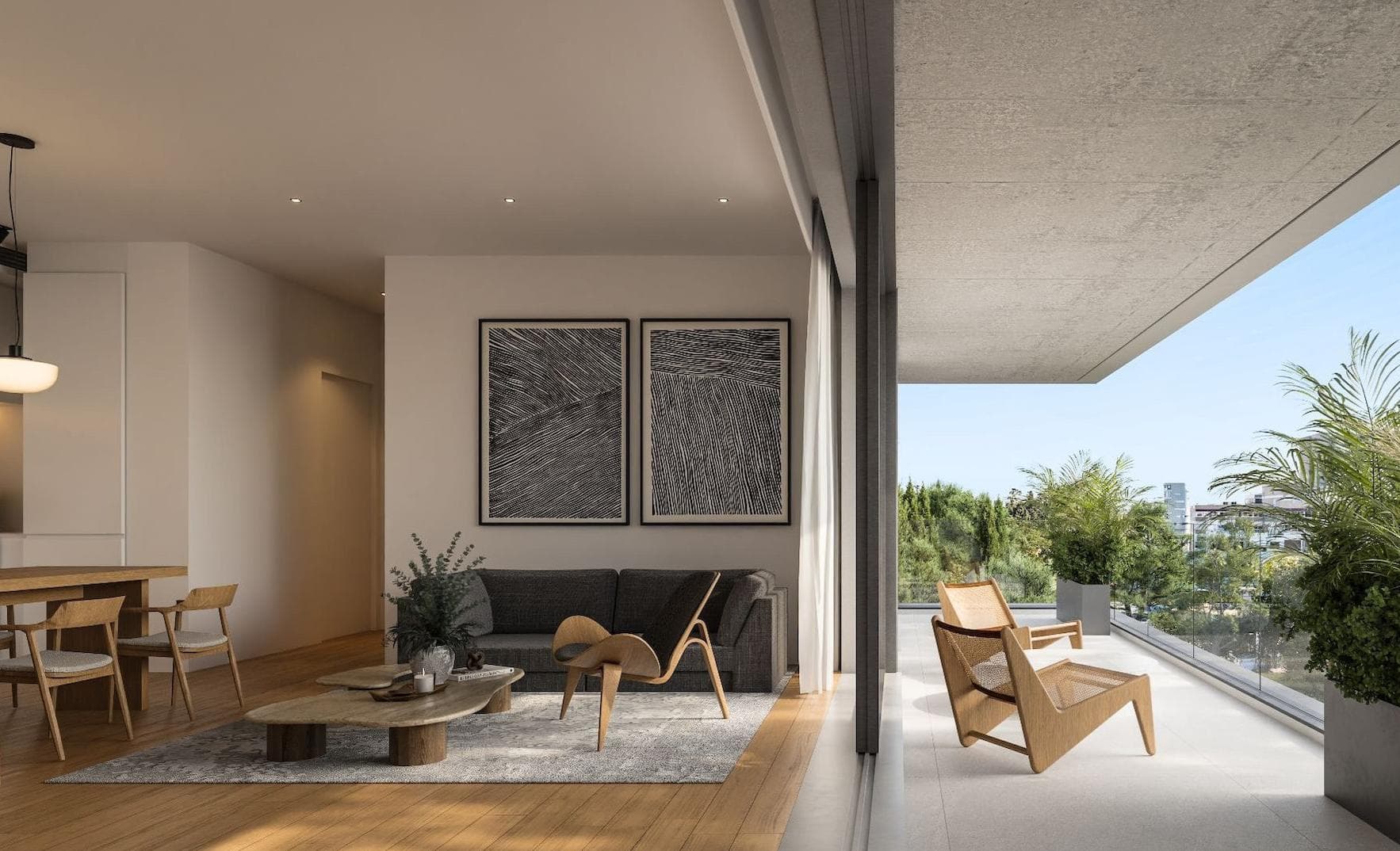 2-bedrooms apartments in Limassol, Cyprus.