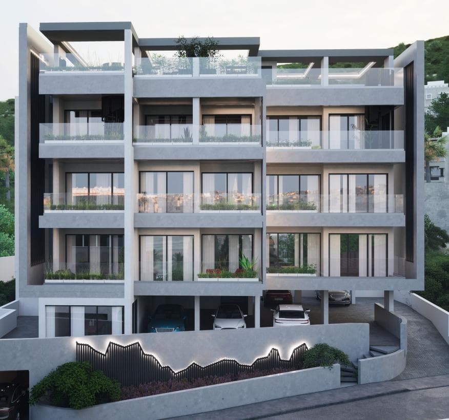 2-bedrooms apartments in Limassol, Cyprus.
