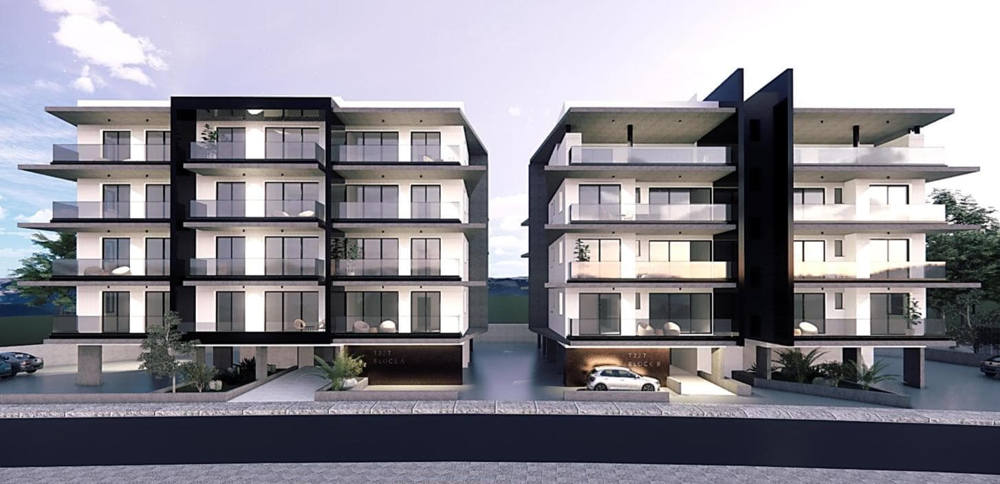 2-bedrooms apartments in Nicosia, Cyprus.