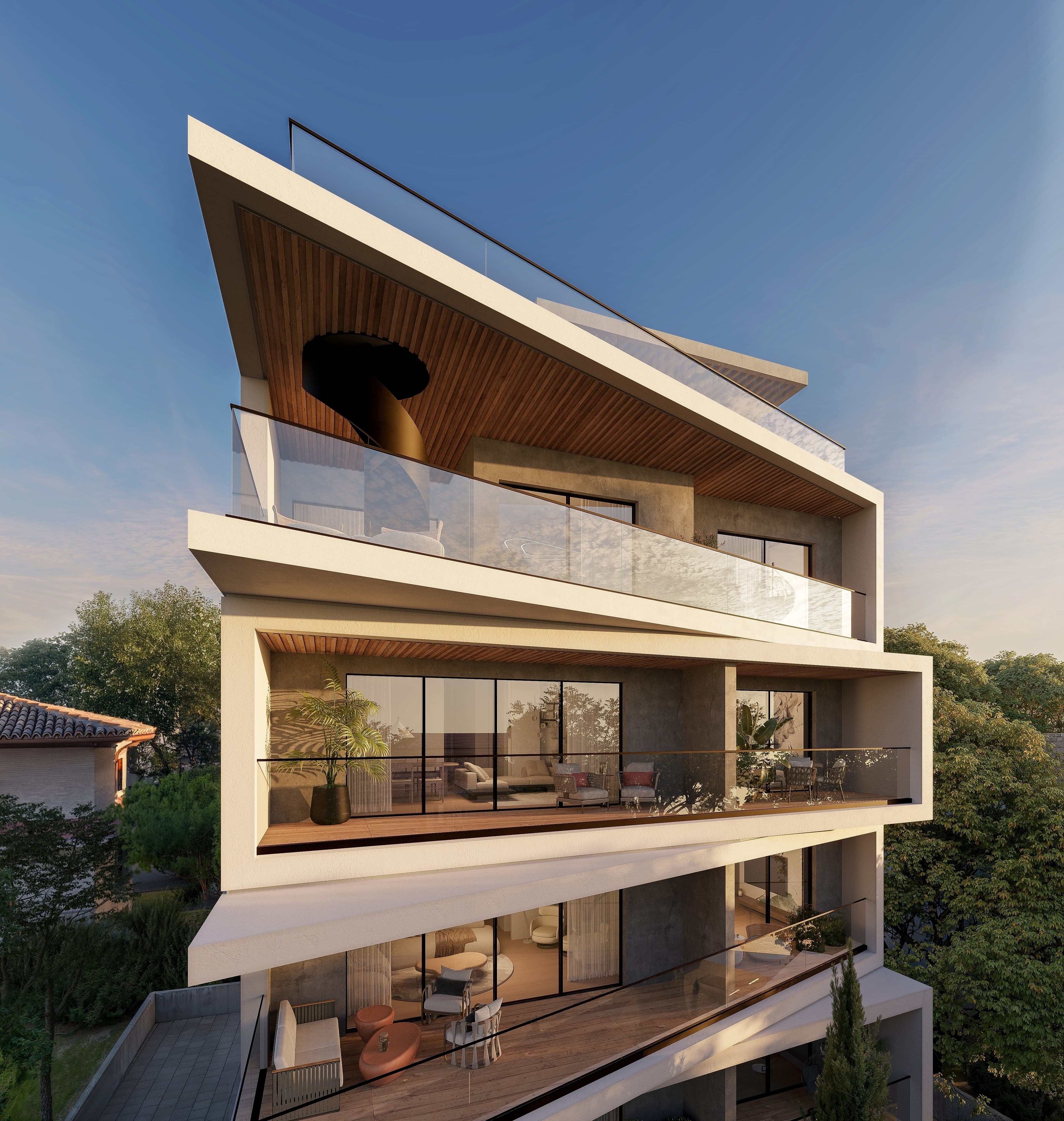3-bedrooms apartments in Limassol, Cyprus.