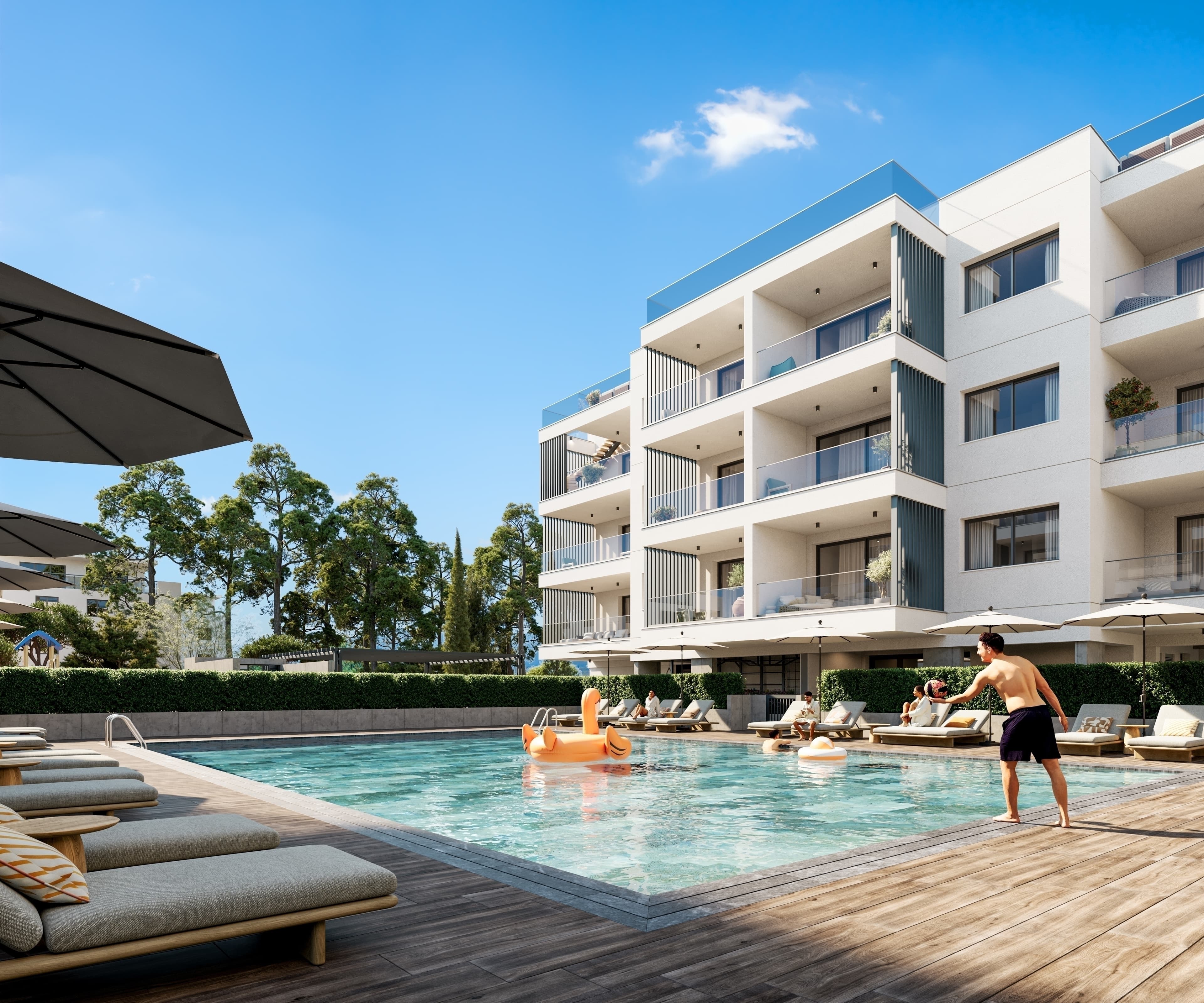 2-bedrooms apartments in Paphos, Cyprus.